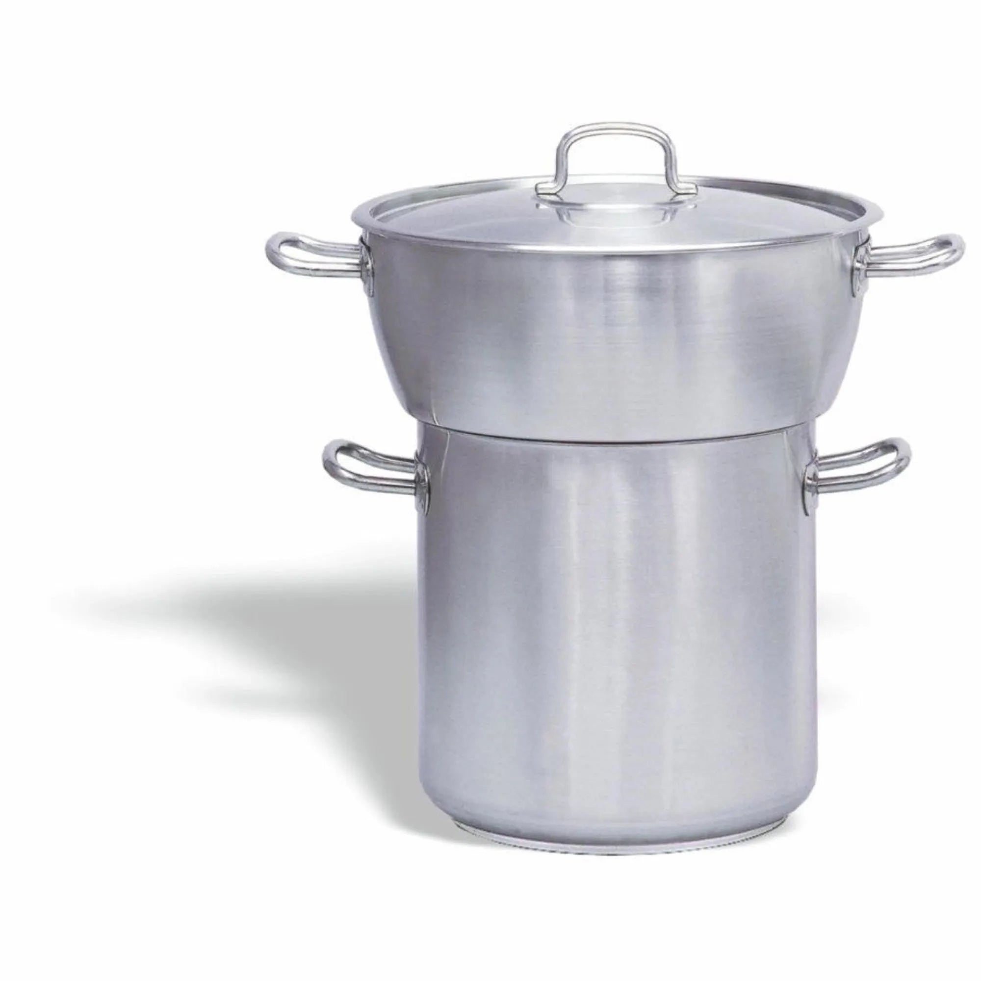 Inox Pro Couscous Topf Set+Deckel Ø50/40cm H:25/40cm 40/50lt in Silber präsentiert im Onlineshop von KAQTU Design AG. Topf ist von Vollrath