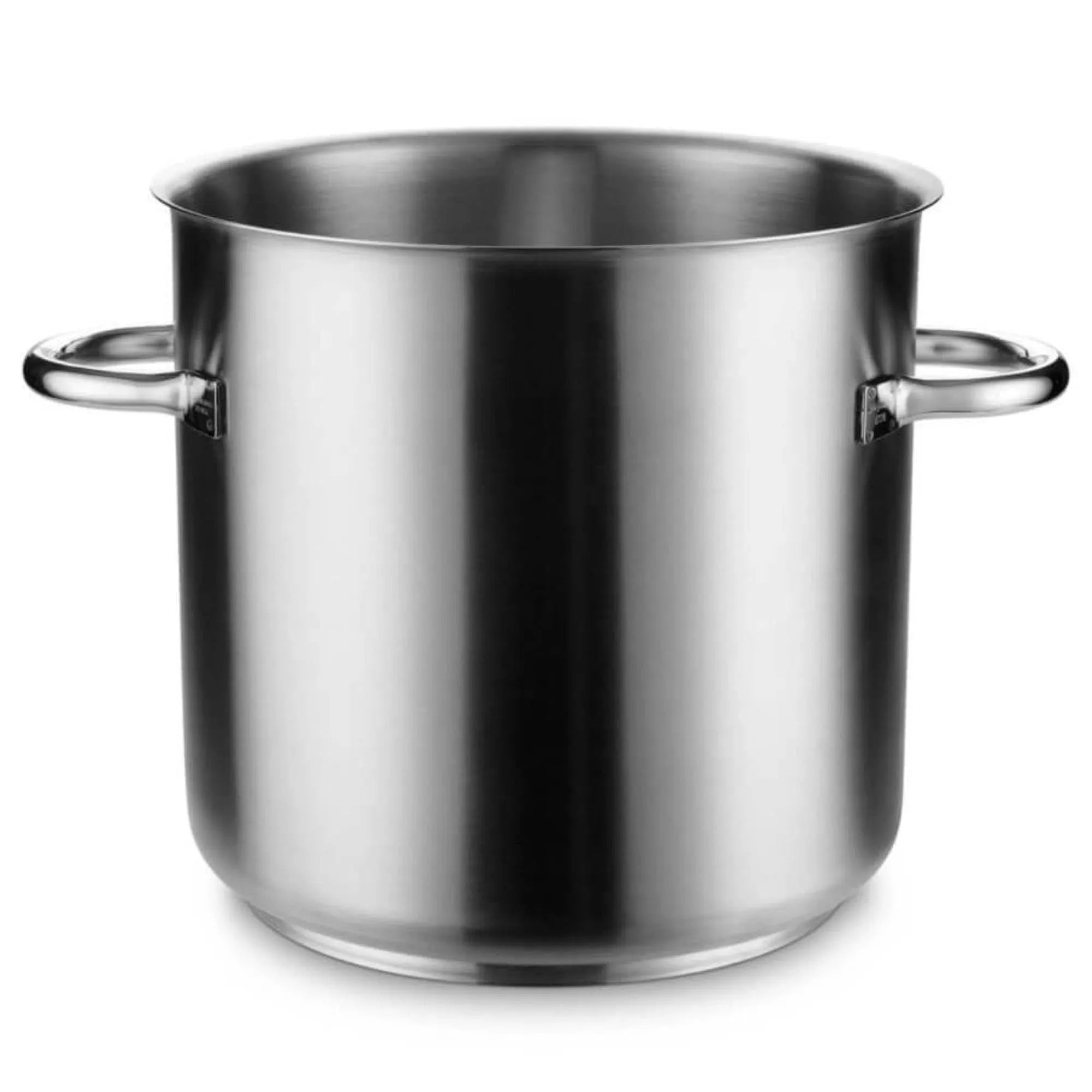 Hochwertiger 50L Edelstahl-Kochtopf Ø40cm, ideal für Gastronomie. Robust, korrosionsbeständig, leicht zu reinigen.