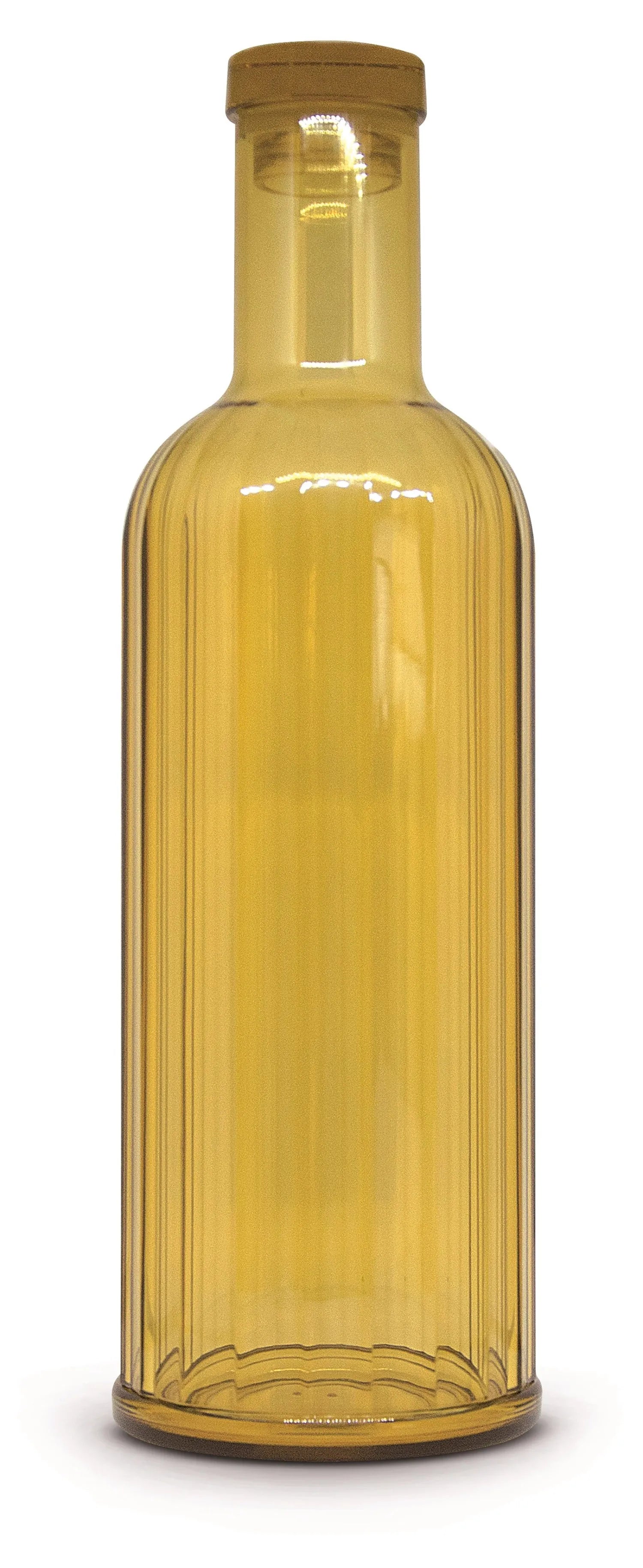 Leichte, bruchsichere 1L Acrylflasche in Bernstein von Easy Life – ideal für Outdoor-Abenteuer, BPA-frei und umweltfreundlich.