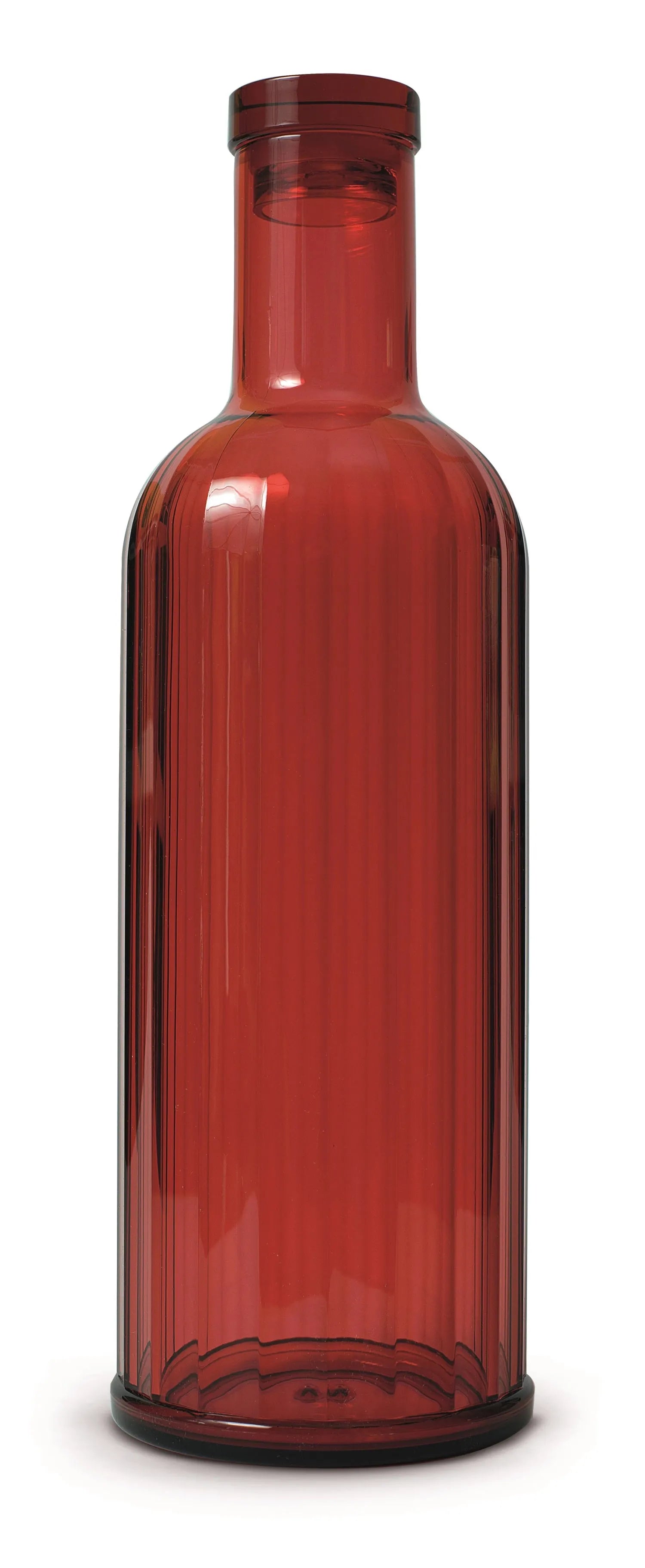 Leichte, bruchsichere 1L Acrylflasche in Rot von Easy Life. BPA-frei, ideal für Outdoor, Sport und Alltag. Ergonomisch und auslaufsicher.