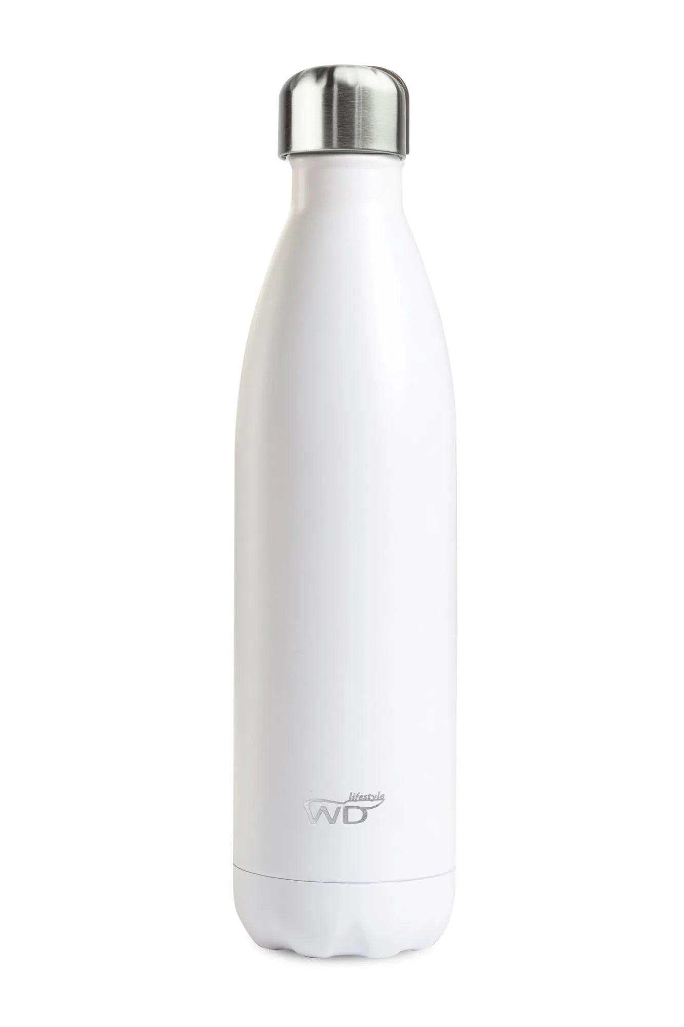 Elegante 750ml Isolierflasche von Easy Life: doppelwandig, aus Edelstahl, hält Getränke warm/kalt, BPA-frei, ideal für unterwegs.