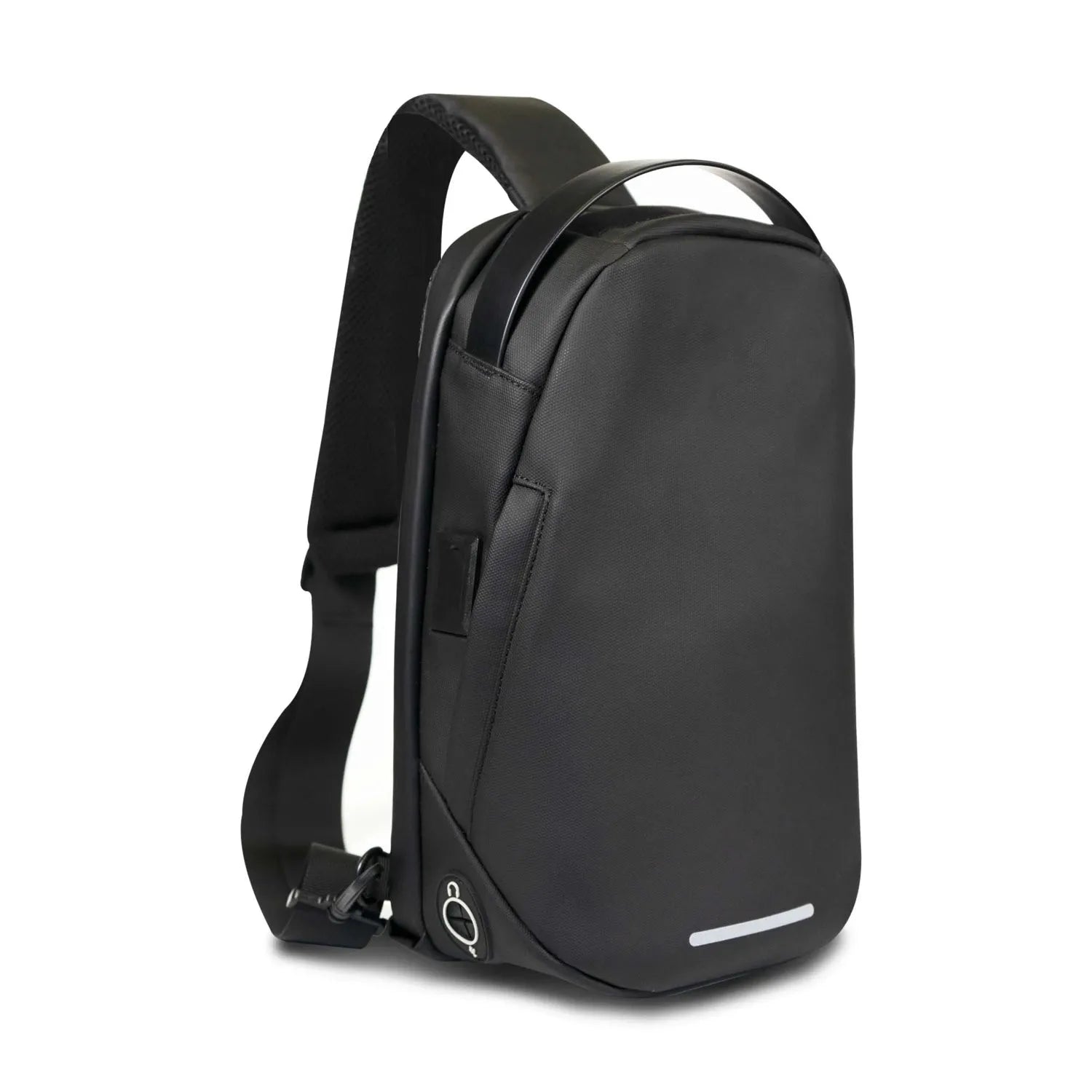 City Life SLING Rucksack aus RPET 8lt. 23x12x32 cm schwarz