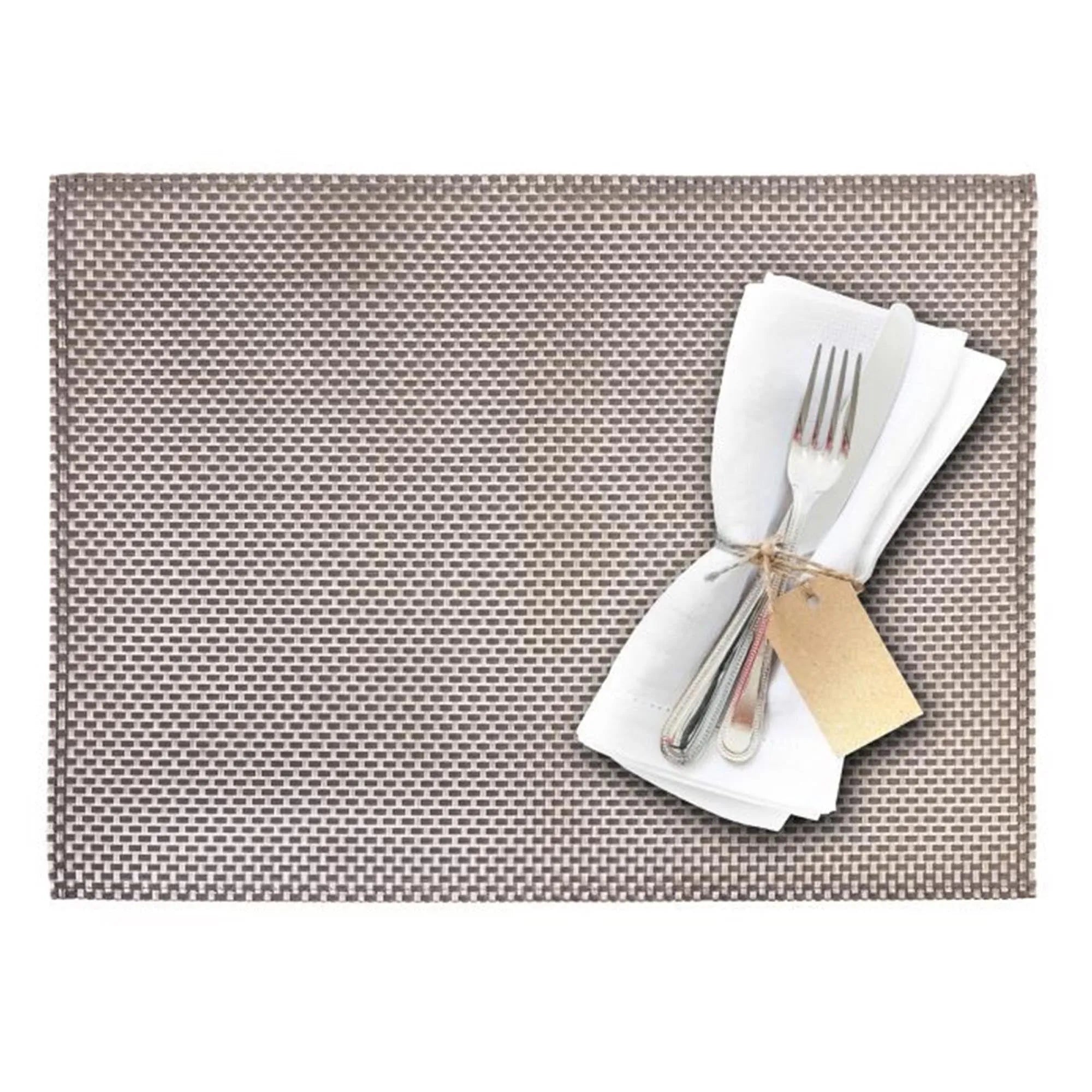 Tischset Elegance, 42 x 32cm, grau/silber - KAQTU Design