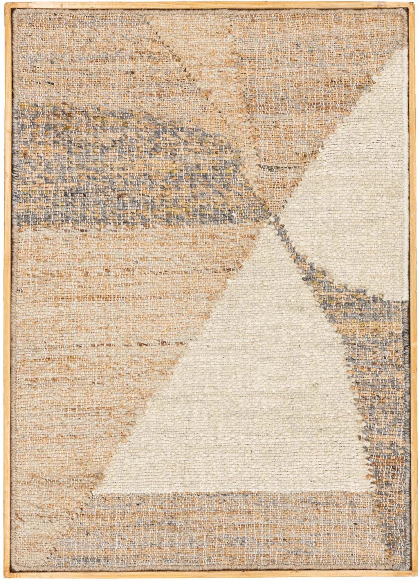 Der Patricia Teppich von Venture Home: 70x100 cm, beige, harmonisch, aus Jute und Baumwolle, langlebig, elegant, vielseitig.