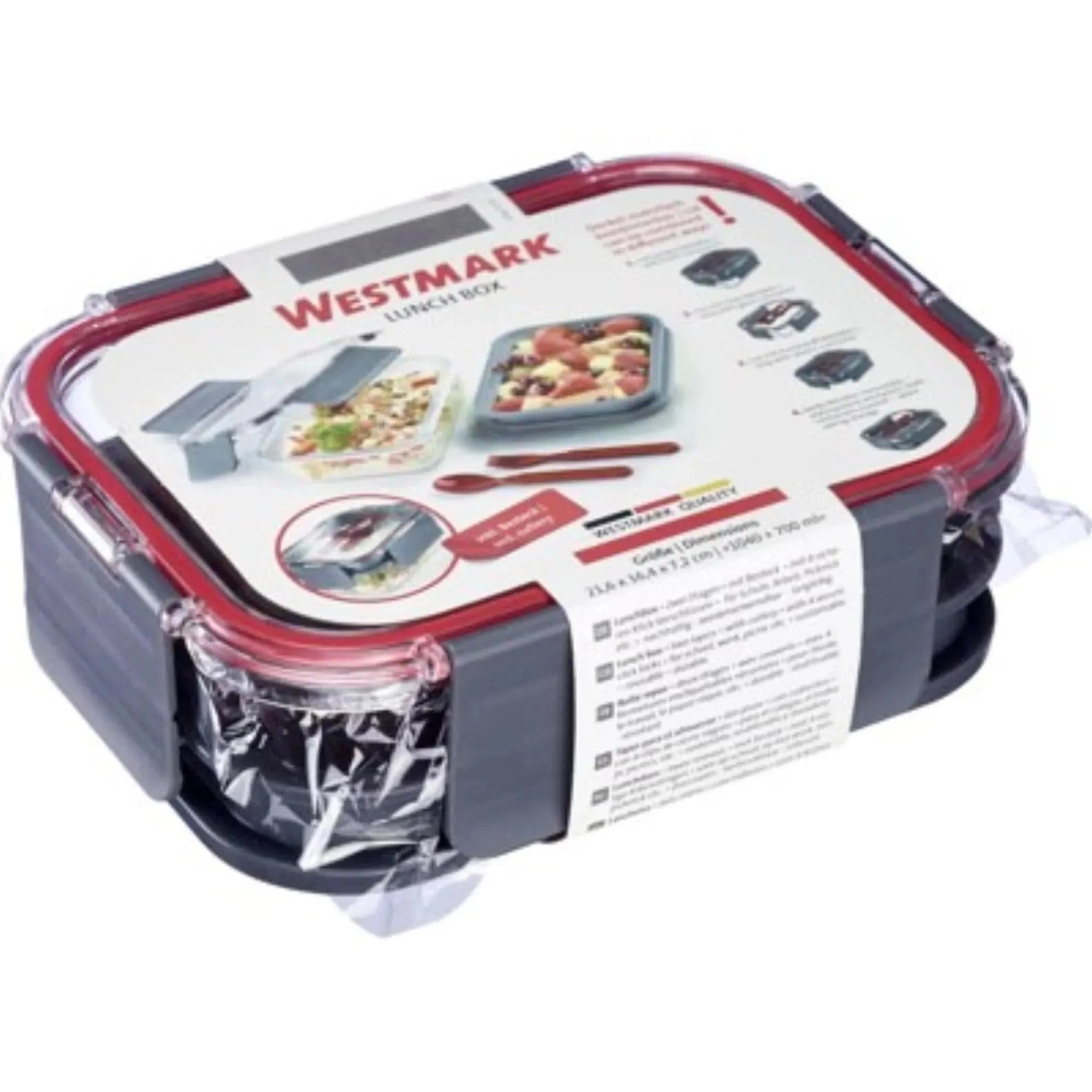 Lunch Box Comfort 1740ml, anthrazit - KAQTU Design