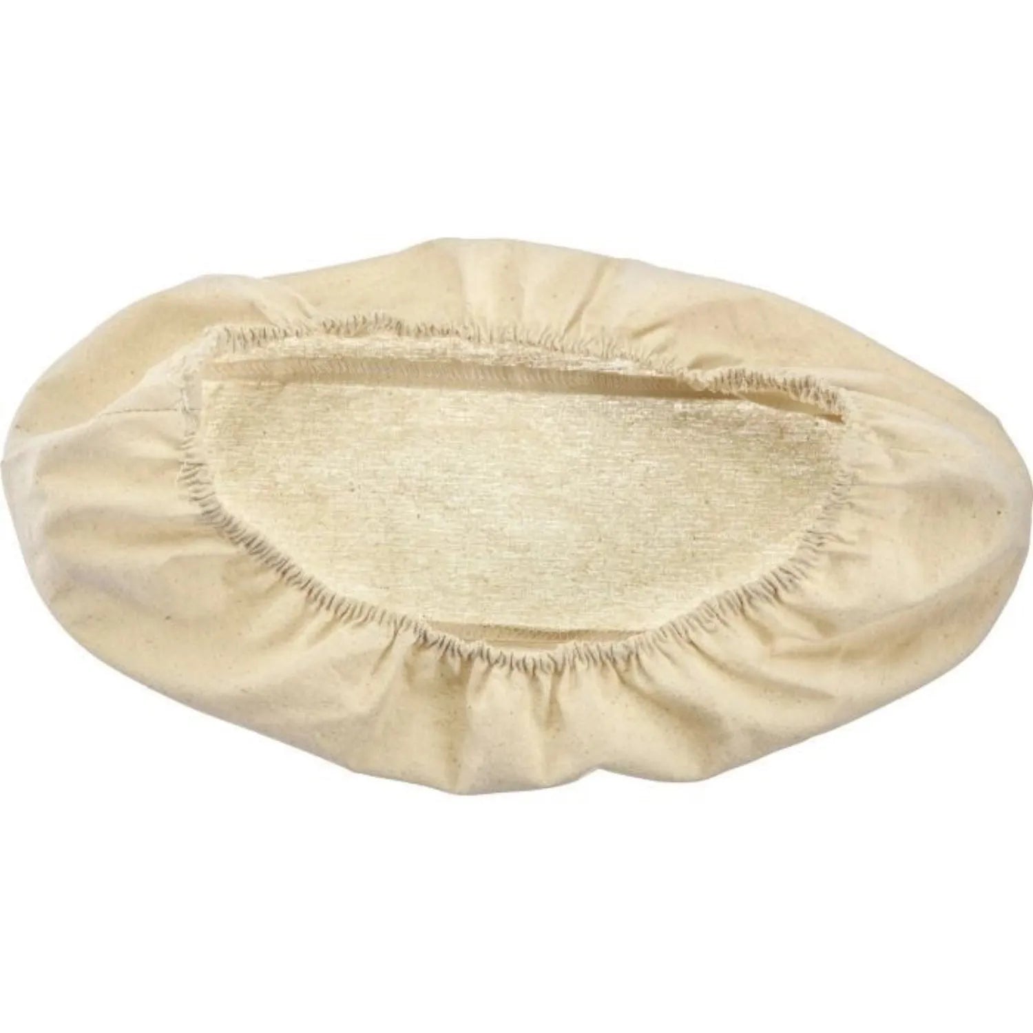 Bezug für Körbchen, oval groß, beige