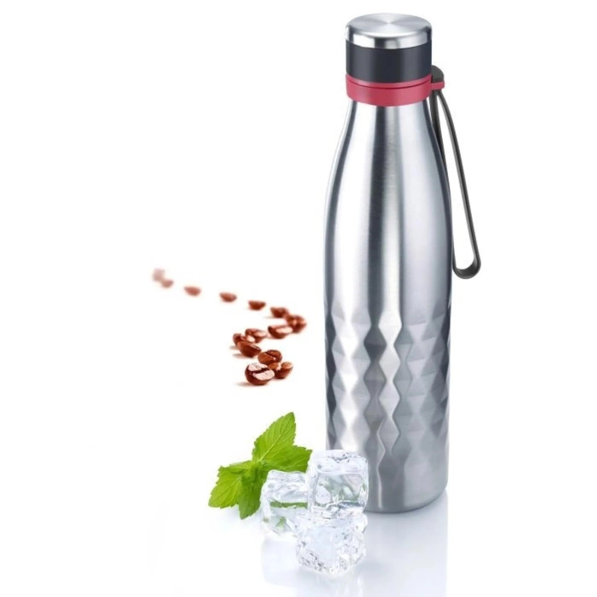 Isolierflasche Viva, 0,70 l, silber, sb - KAQTU Design