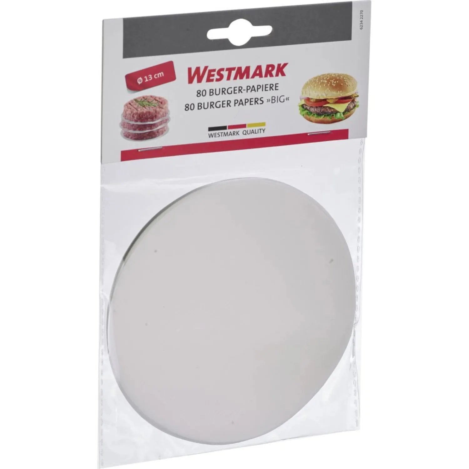 Burger Papier Big, 80 Stück, D13cm