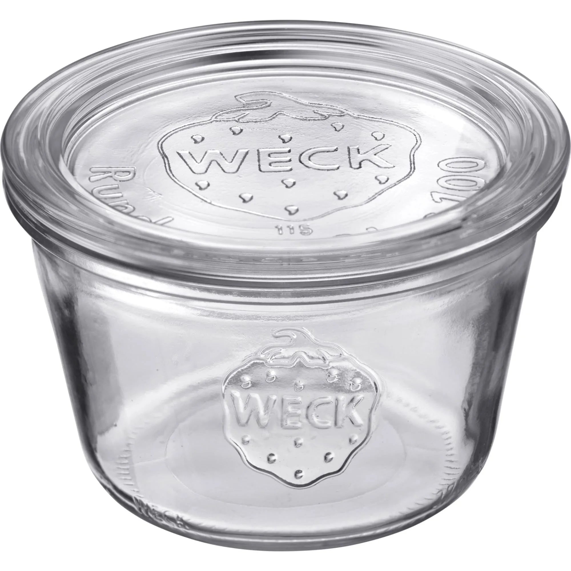 Hochwertiges Weck Sturzglas 250ml, D100mm von Westmark: Ideal für Marmeladen, Gewürze, umweltfreundlich, spülmaschinenfest, dekorativ.