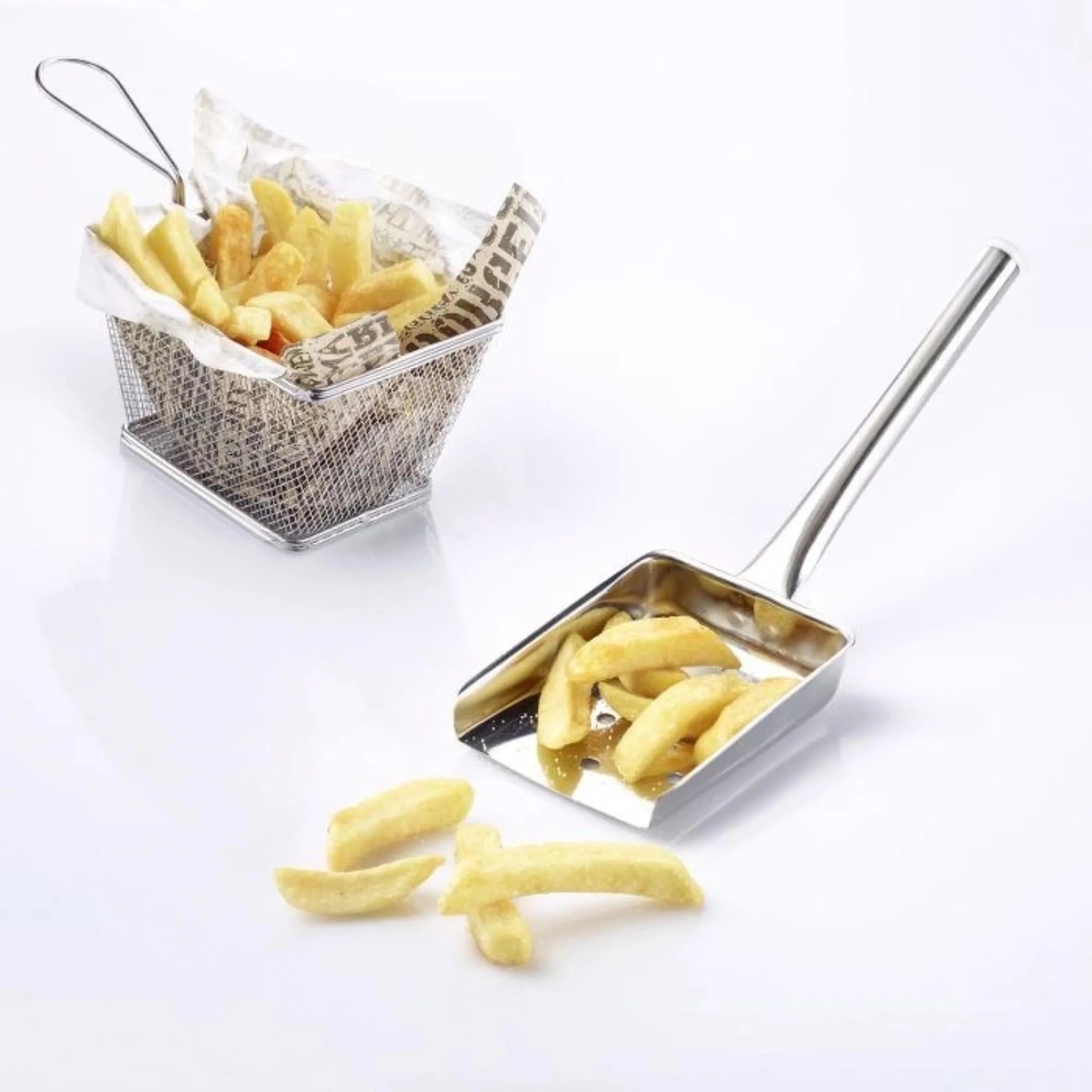 Pommes-frites Schaufel, Edelstahl, sb - KAQTU Design