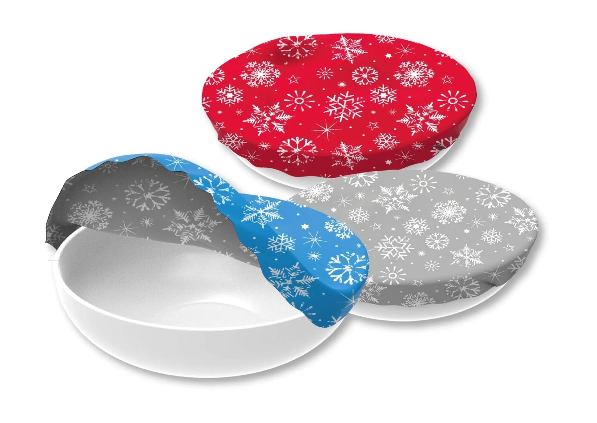 3er Set Textildeckel Winter Edition unbewachst - KAQTU Design