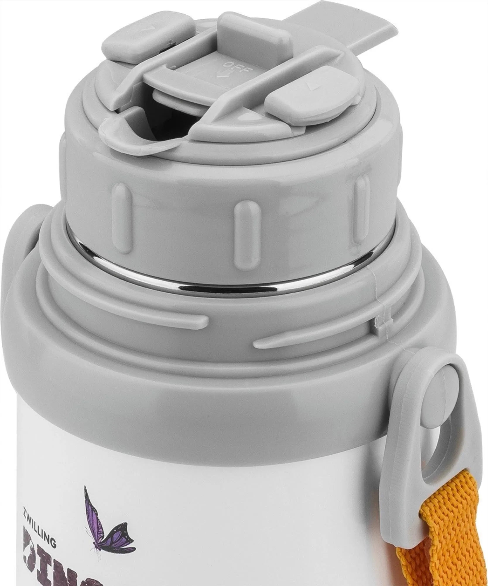 Thermoflasche mit Becher Dinos 380ml - KAQTU Design