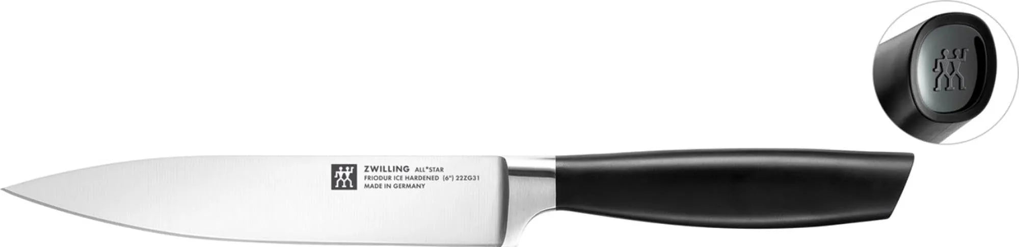 All Star Tranchiermesser 160 in Schwarz präsentiert im Onlineshop von KAQTU Design AG. Küchenmesser ist von Zwilling