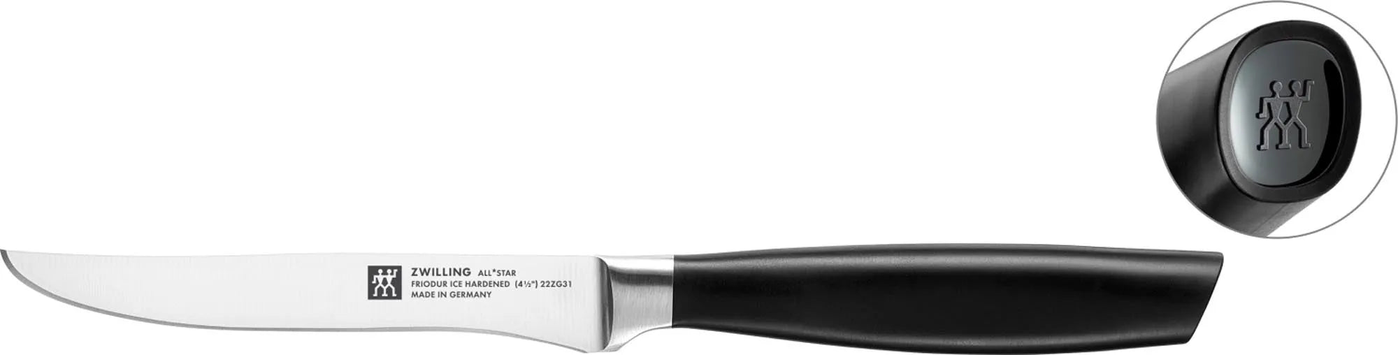 All Star Steakmesser 120 in Schwarz präsentiert im Onlineshop von KAQTU Design AG. Küchenmesser ist von Zwilling