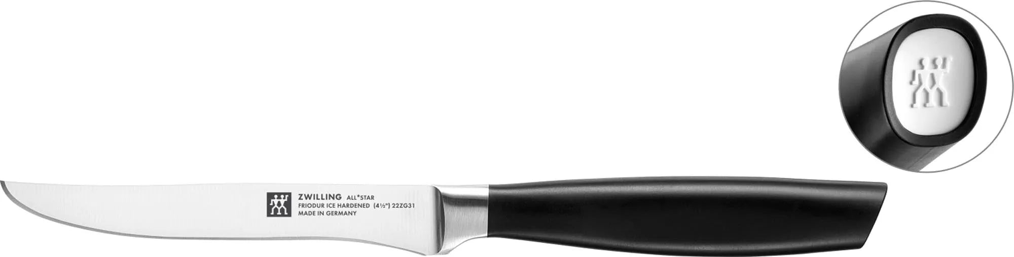 All Star Steakmesser 120 in Weiss präsentiert im Onlineshop von KAQTU Design AG. Küchenmesser ist von Zwilling