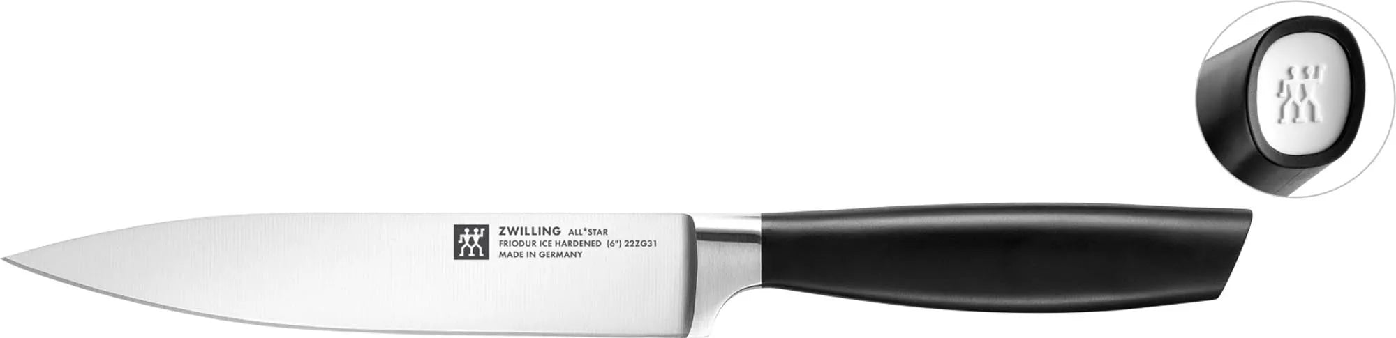 All Star Tranchiermesser 160 in Weiss präsentiert im Onlineshop von KAQTU Design AG. Küchenmesser ist von Zwilling