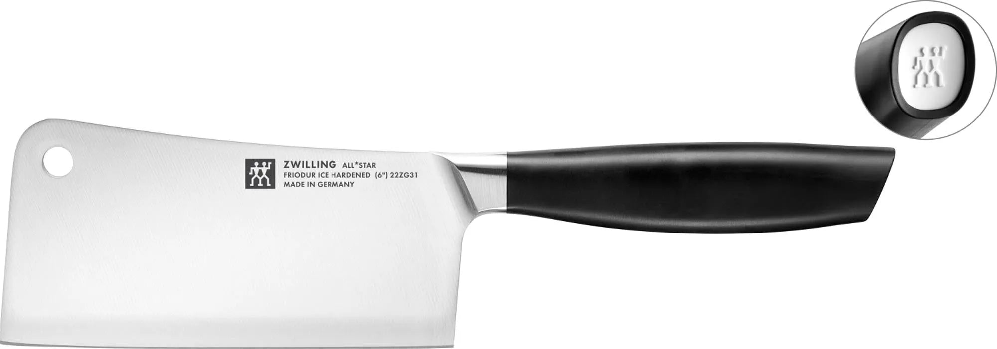 All Star Chin. Hackmesser 150 in Weiss präsentiert im Onlineshop von KAQTU Design AG. Küchenmesser ist von Zwilling