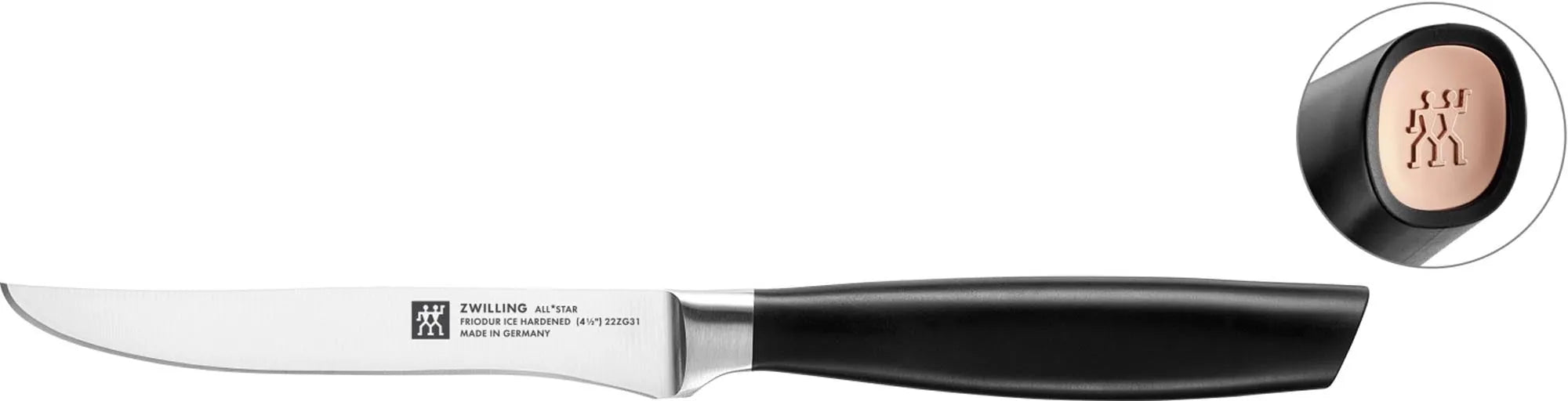 All Star Steakmesser 120 in Rose-Gold präsentiert im Onlineshop von KAQTU Design AG. Küchenmesser ist von Zwilling