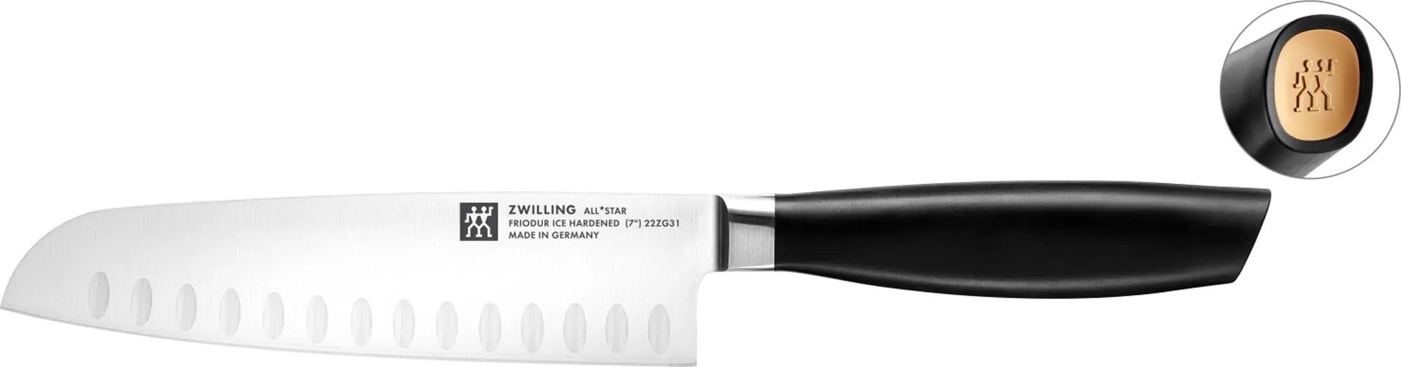 All Star Santoku m. Kullen 180 - KAQTU Design