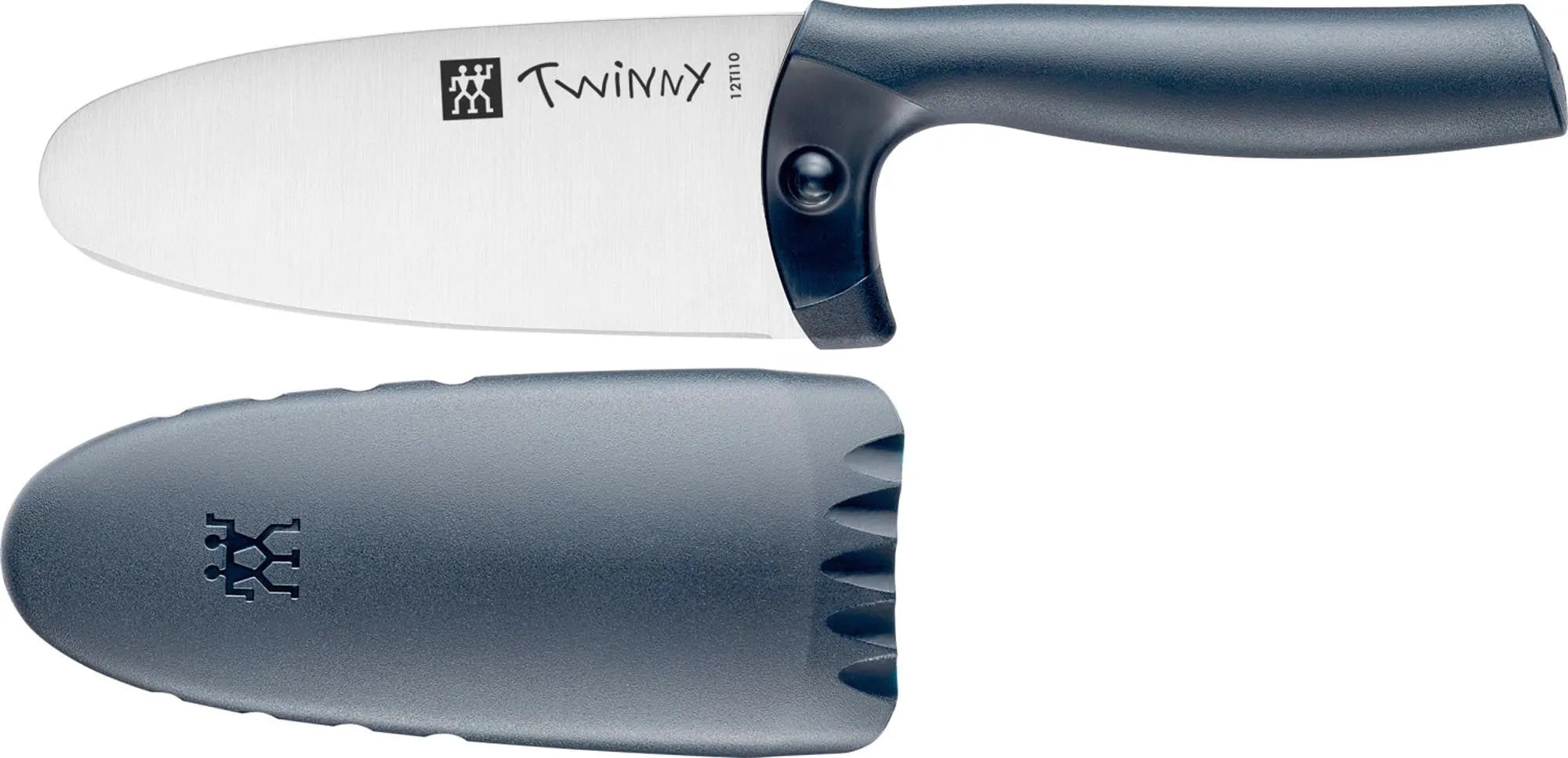 Zwilling Twinny Kinderkochmesser: Sicher, ergonomisch, blau, 10cm Edelstahlklinge. Perfekt für kleine Köche!