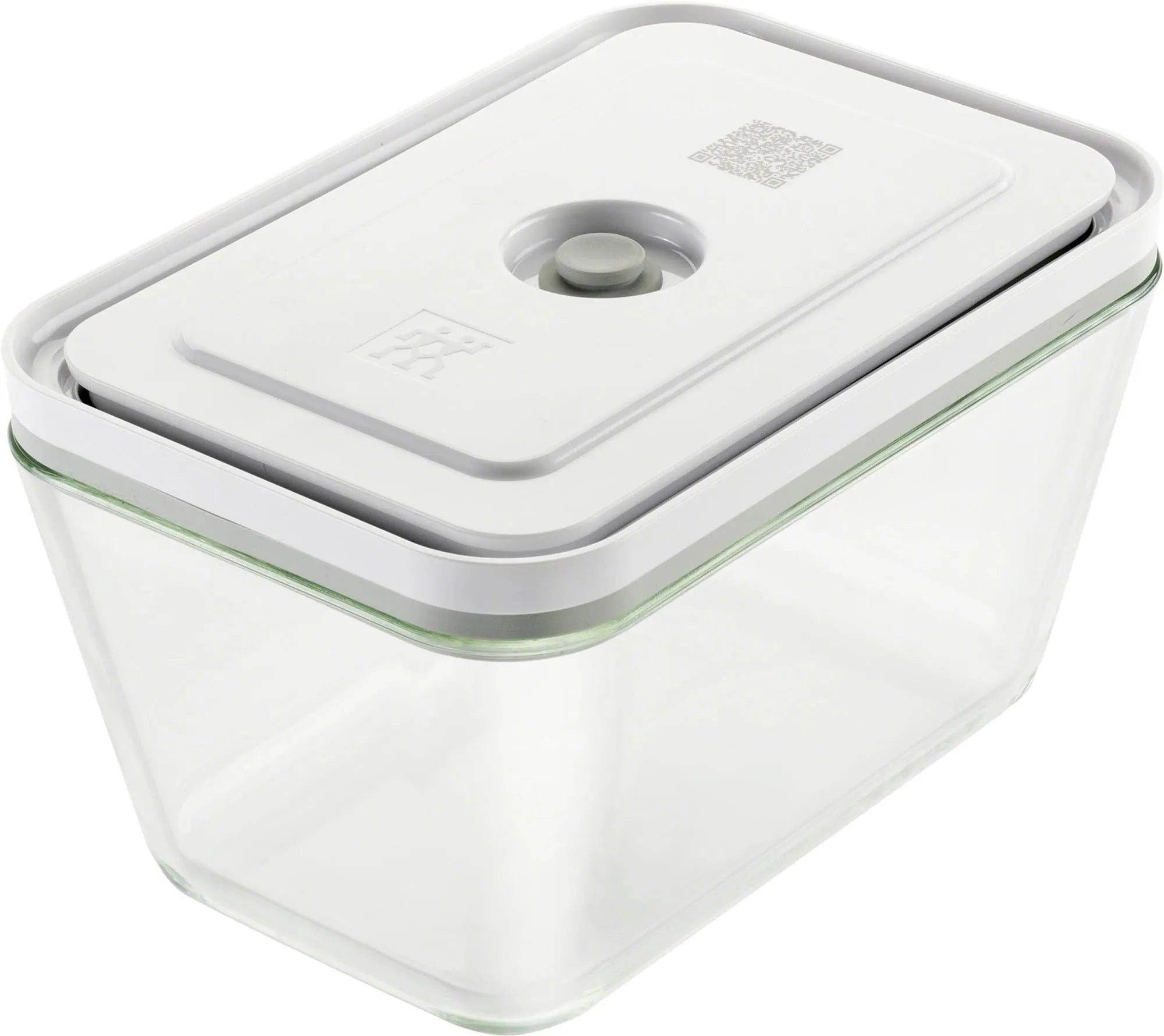 Vakuumbox L, Glas, 21.4x14.4x12.8 cm - 1.6 L, Aufbewahrungsbehälter, KAQTU Design