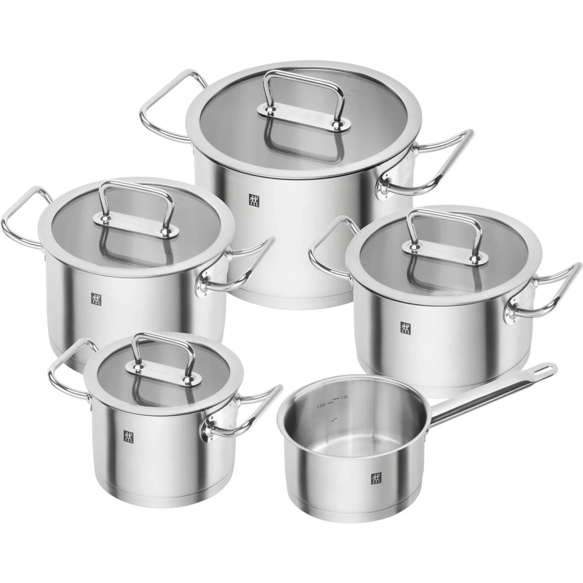 Zwilling Pro 5tlg. Set: Langlebiges Kochgeschirr für Gourmet-Küchen.