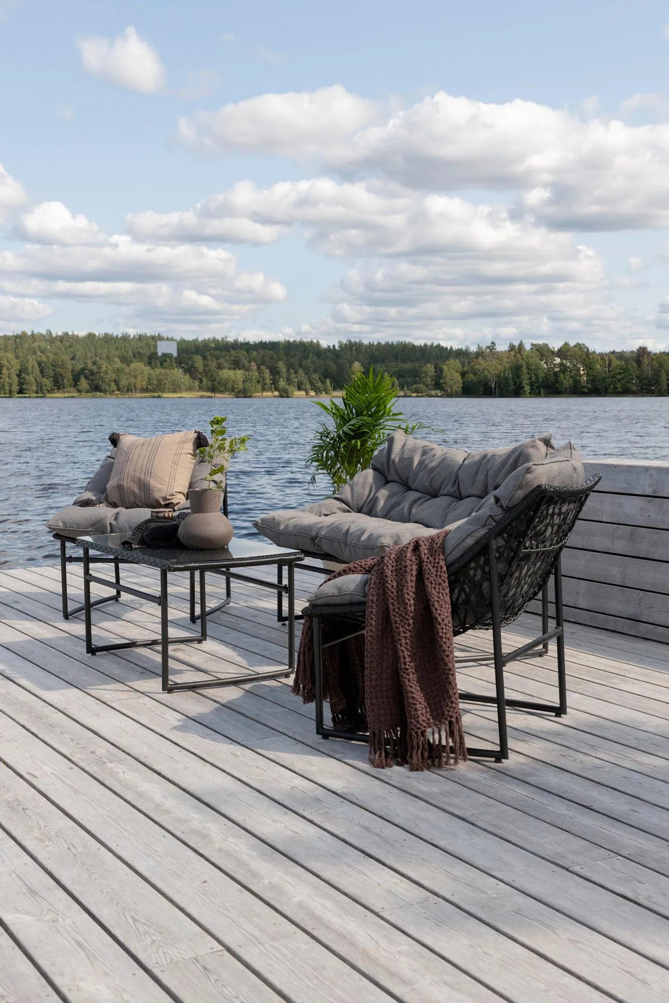 Tina Sofa Outdoorset 95cm - KAQTU Design