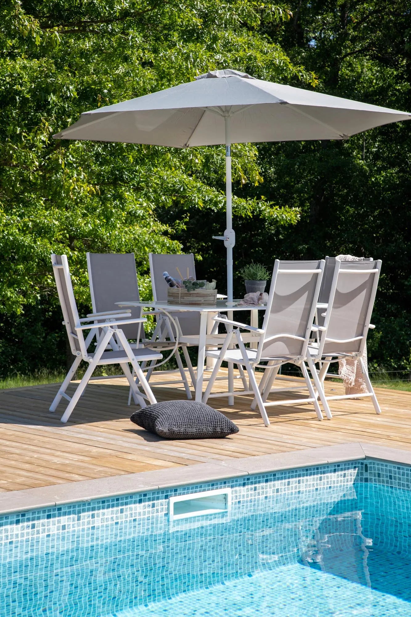 Brecky Outdoor-Tischset 150cm/6St. - KAQTU Design