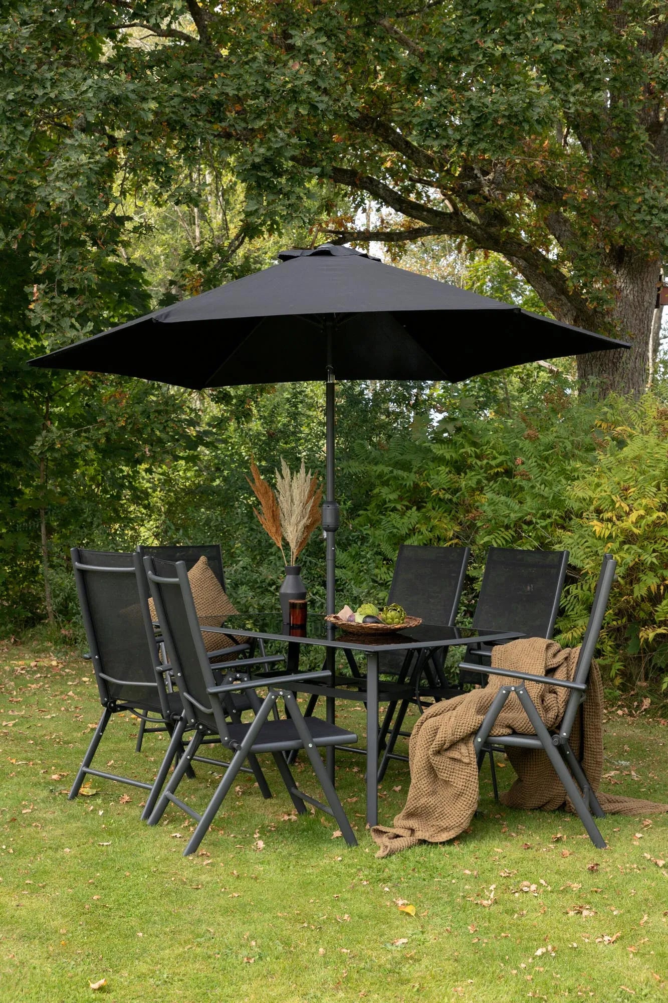 Brecky Outdoor-Tischset 150cm/6St. - KAQTU Design