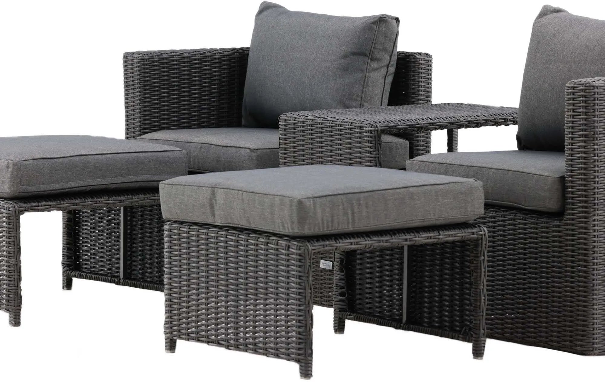 Quad Lounge Outdoorset 63cm - KAQTU Design