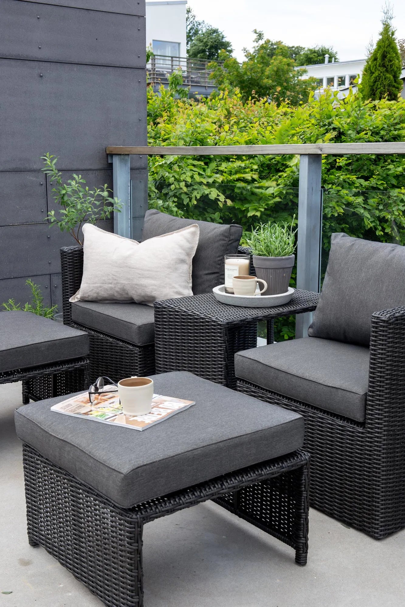 Quad Lounge Outdoorset 63cm - KAQTU Design