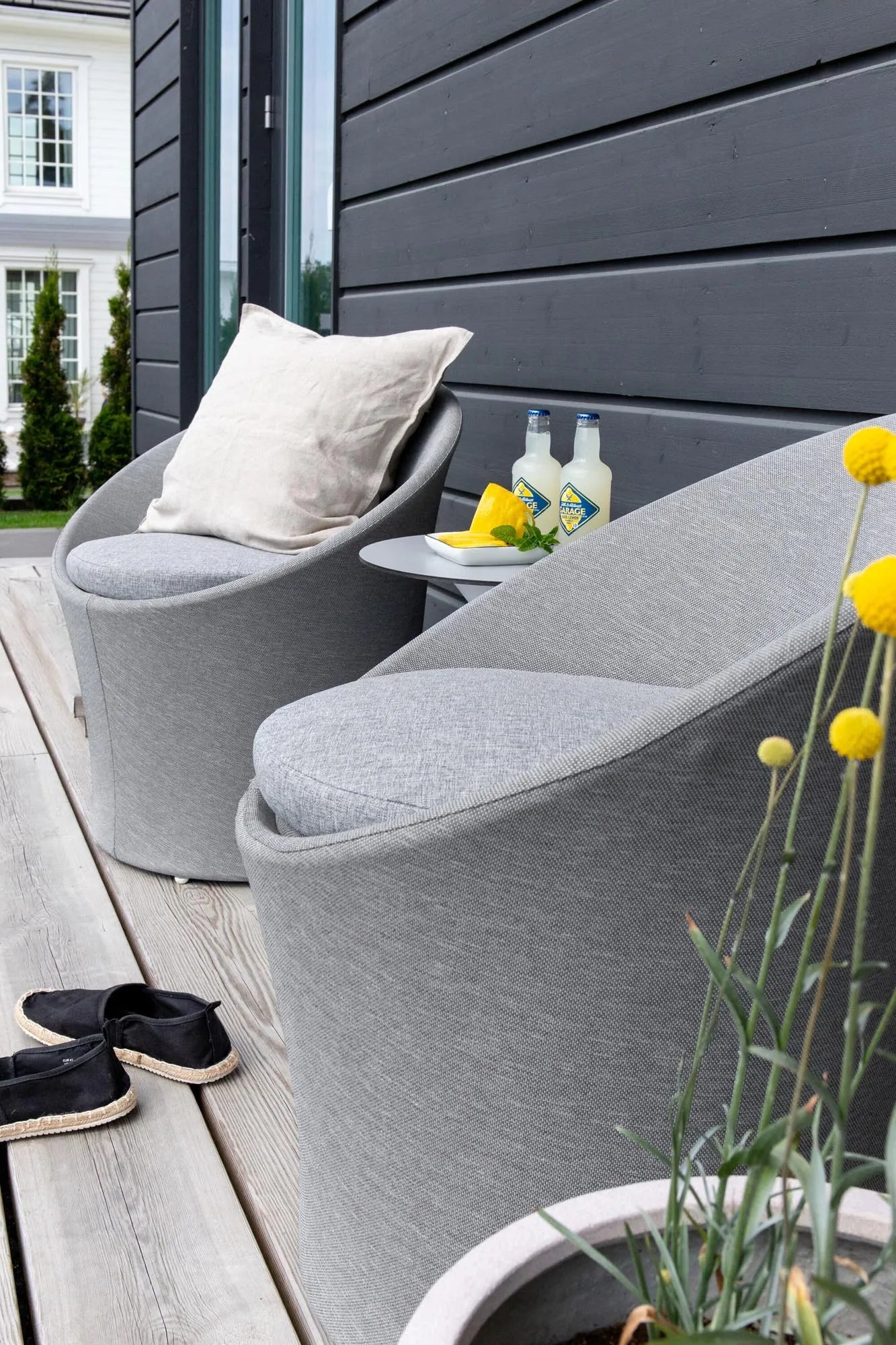 Spoga Lounge Outdoorset ⌀40cm - KAQTU Design