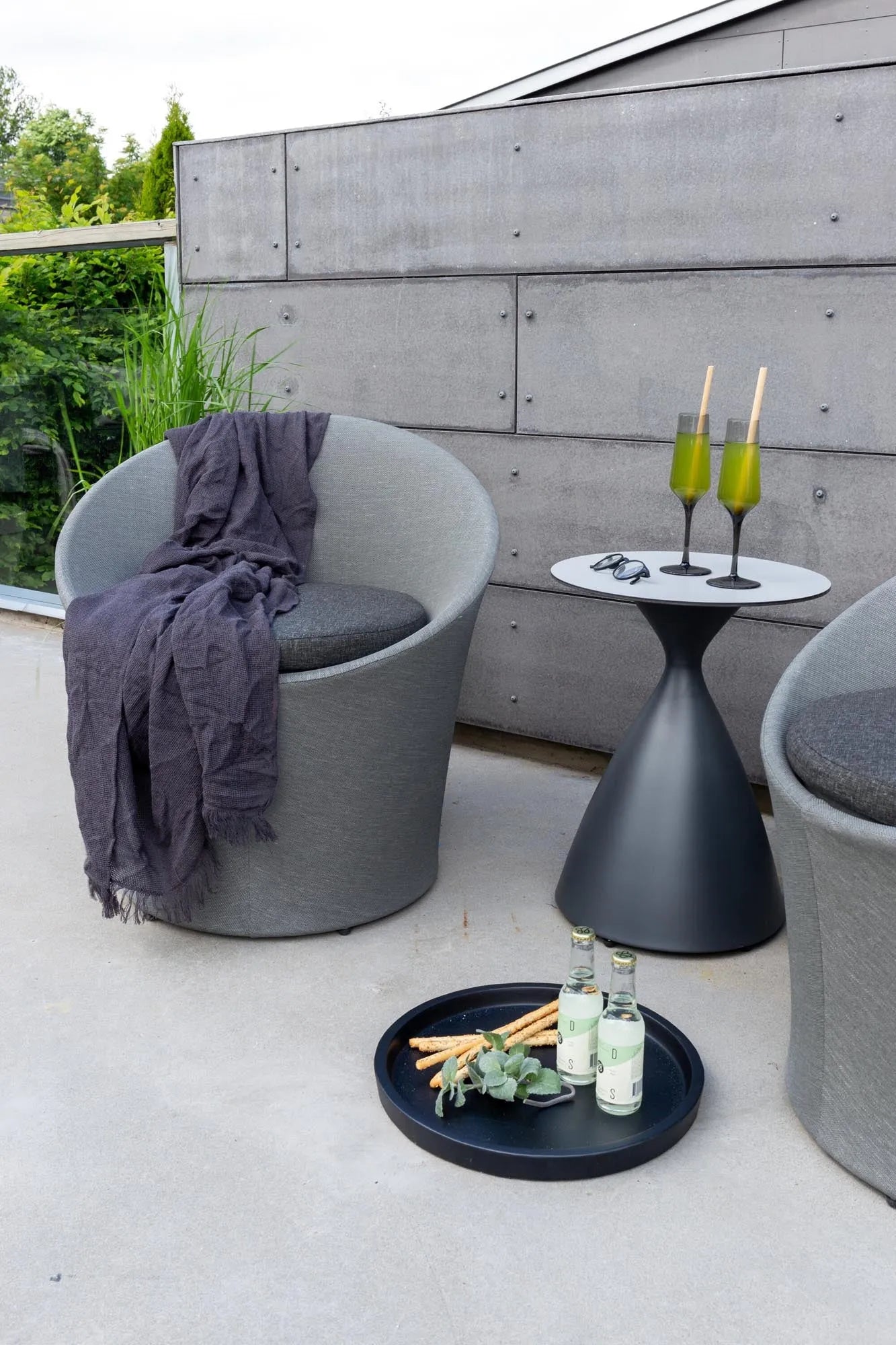 Spoga Lounge Outdoorset ⌀40cm - KAQTU Design