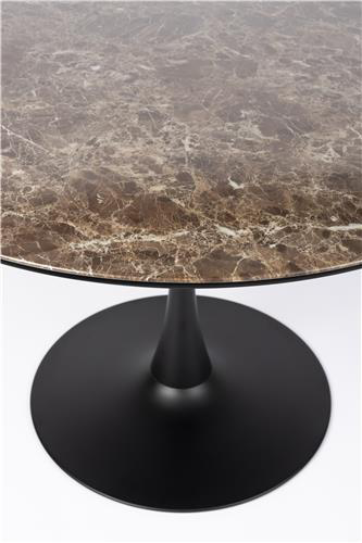 Tisch  MARU BROWN in Braun/Schwarz präsentiert im Onlineshop von KAQTU Design AG. Esstisch ist von White Label Living