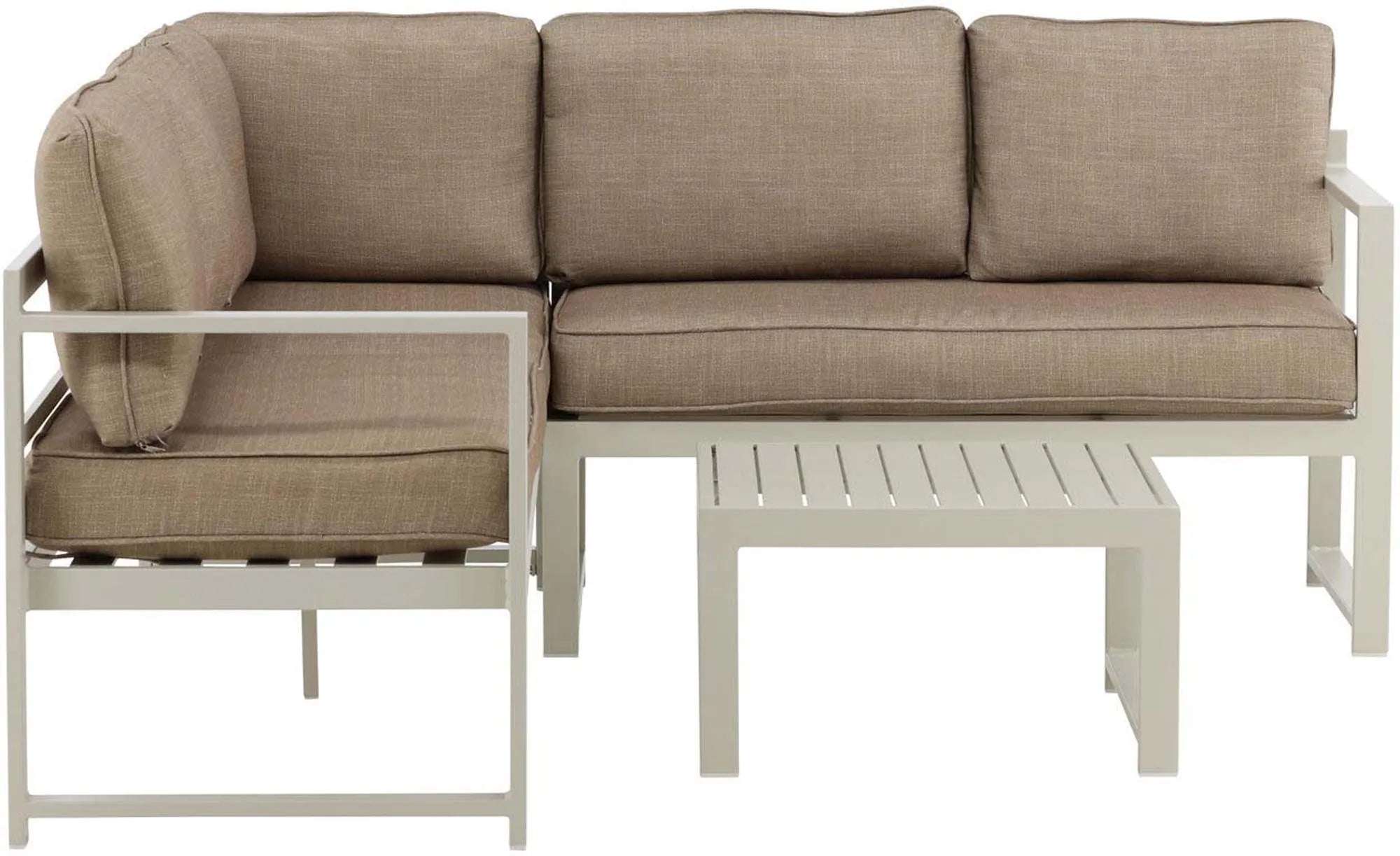 Salvador Ecksofa Outdoorset 60cm in Beige präsentiert im Onlineshop von KAQTU Design AG. Loungeset ist von Venture Home