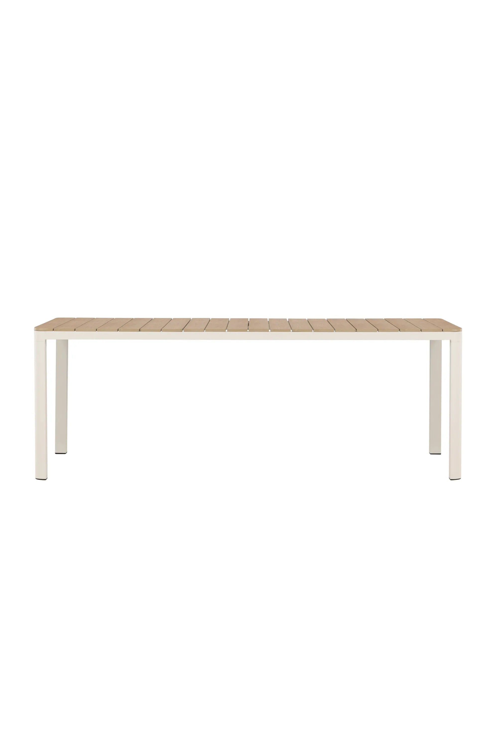 Rechteckiger Esstisch Etna in Beige präsentiert im Onlineshop von KAQTU Design AG. Gartentisch ist von Venture Home