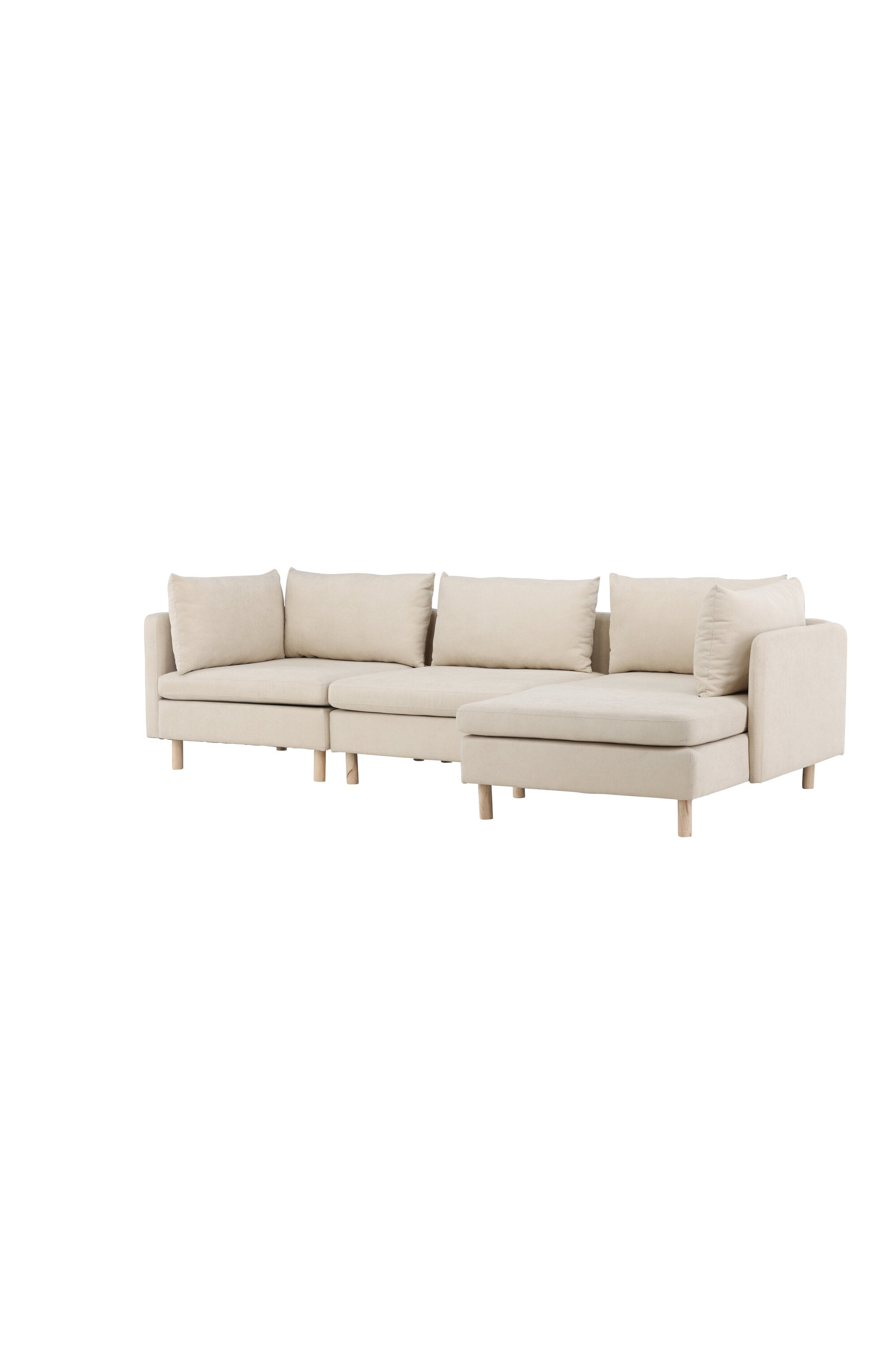 Zero 3-Seat Sofa in Beige präsentiert im Onlineshop von KAQTU Design AG. 3er Sofa ist von Venture Home