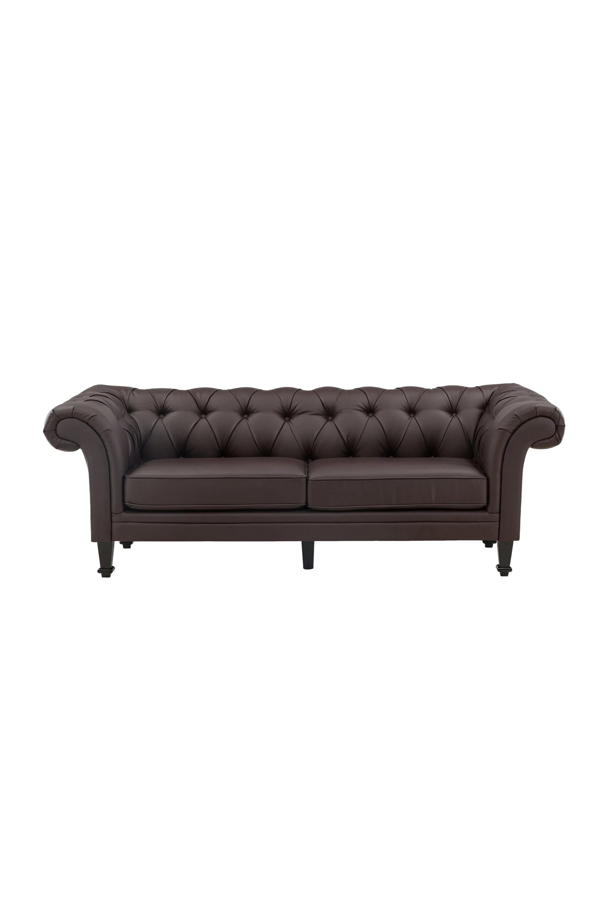 Ätran 3-Seat Sofa in Schwarz Braun präsentiert im Onlineshop von KAQTU Design AG. 3er Sofa ist von Venture Home