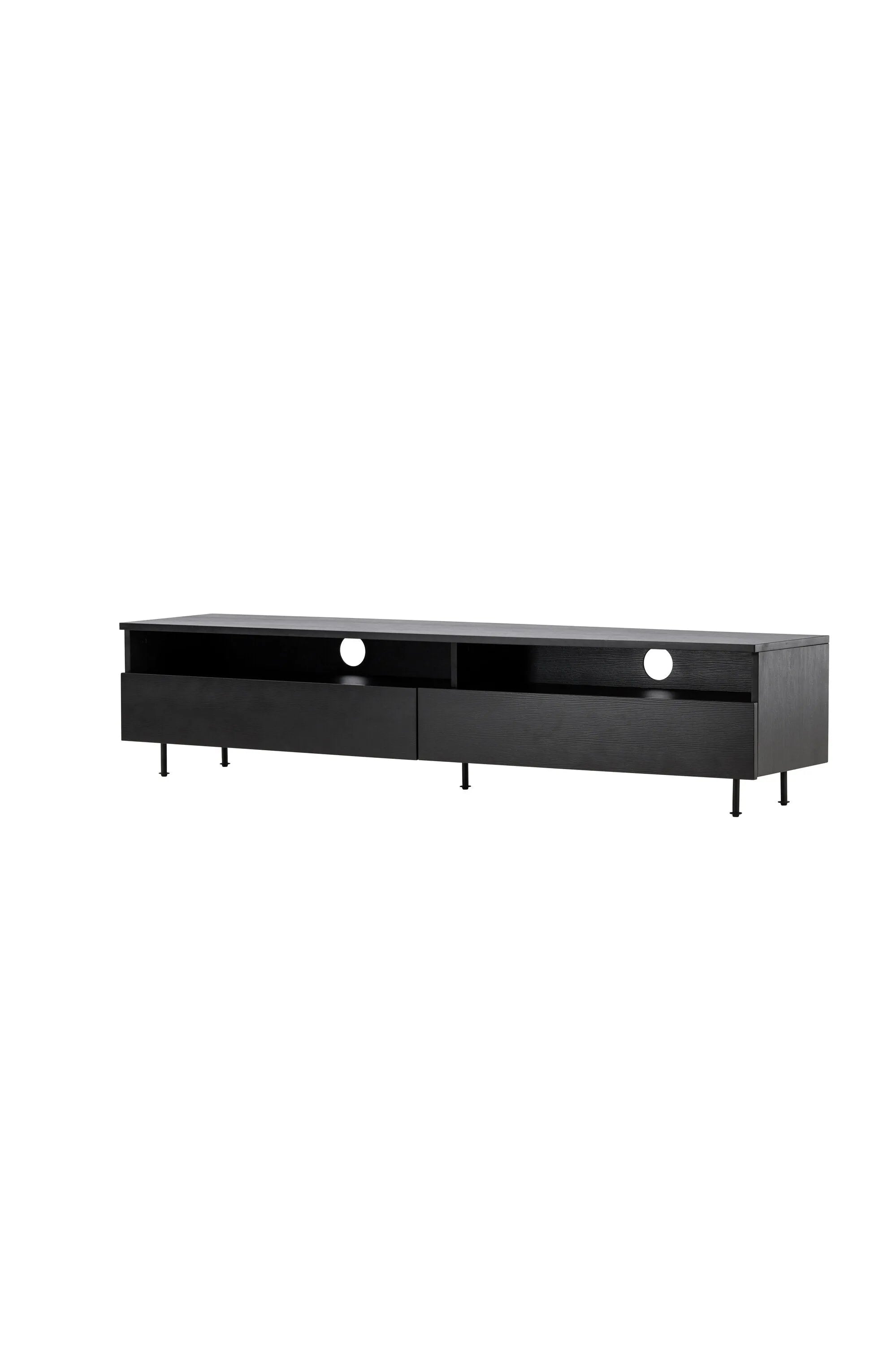 Navarra TV Sideboard in Schwarz/ Weisswäsche präsentiert im Onlineshop von KAQTU Design AG. Sideboard ist von Venture Home