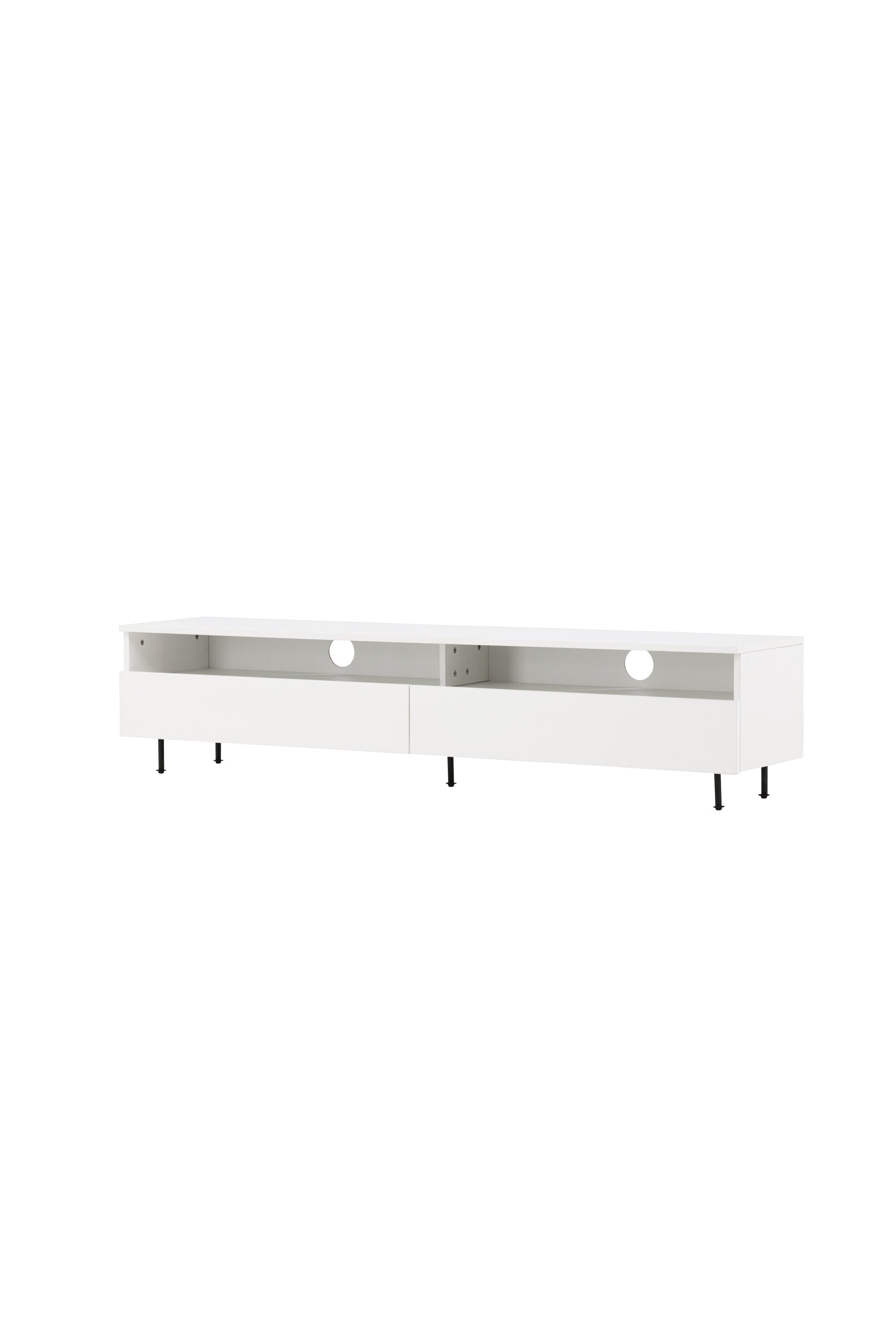 Navarra TV Sideboard in Schwarz/ Weisswäsche präsentiert im Onlineshop von KAQTU Design AG. Sideboard ist von Venture Home