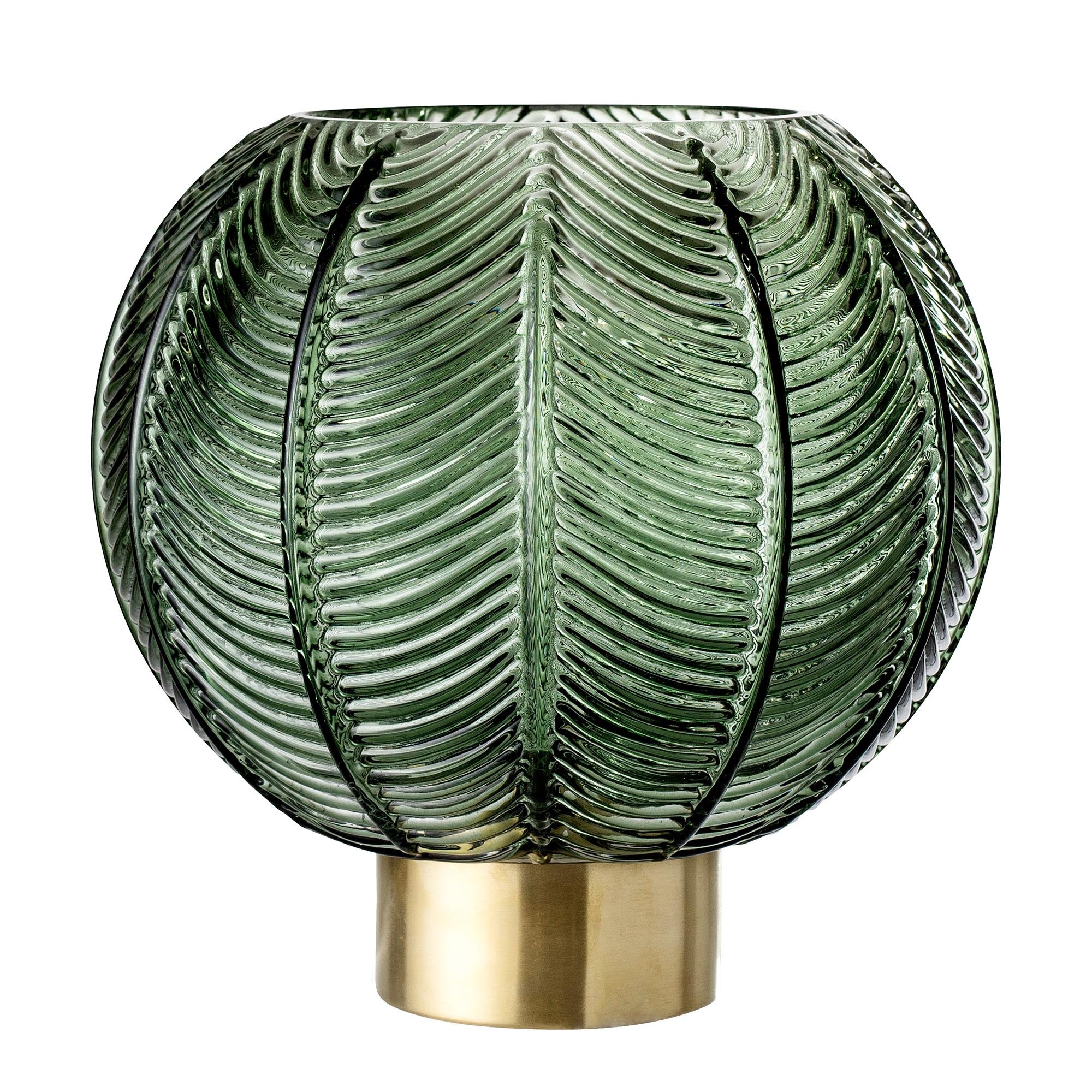 Klaus Vase, Grün, Glas in Green präsentiert im Onlineshop von KAQTU Design AG. Vase ist von Bloomingville