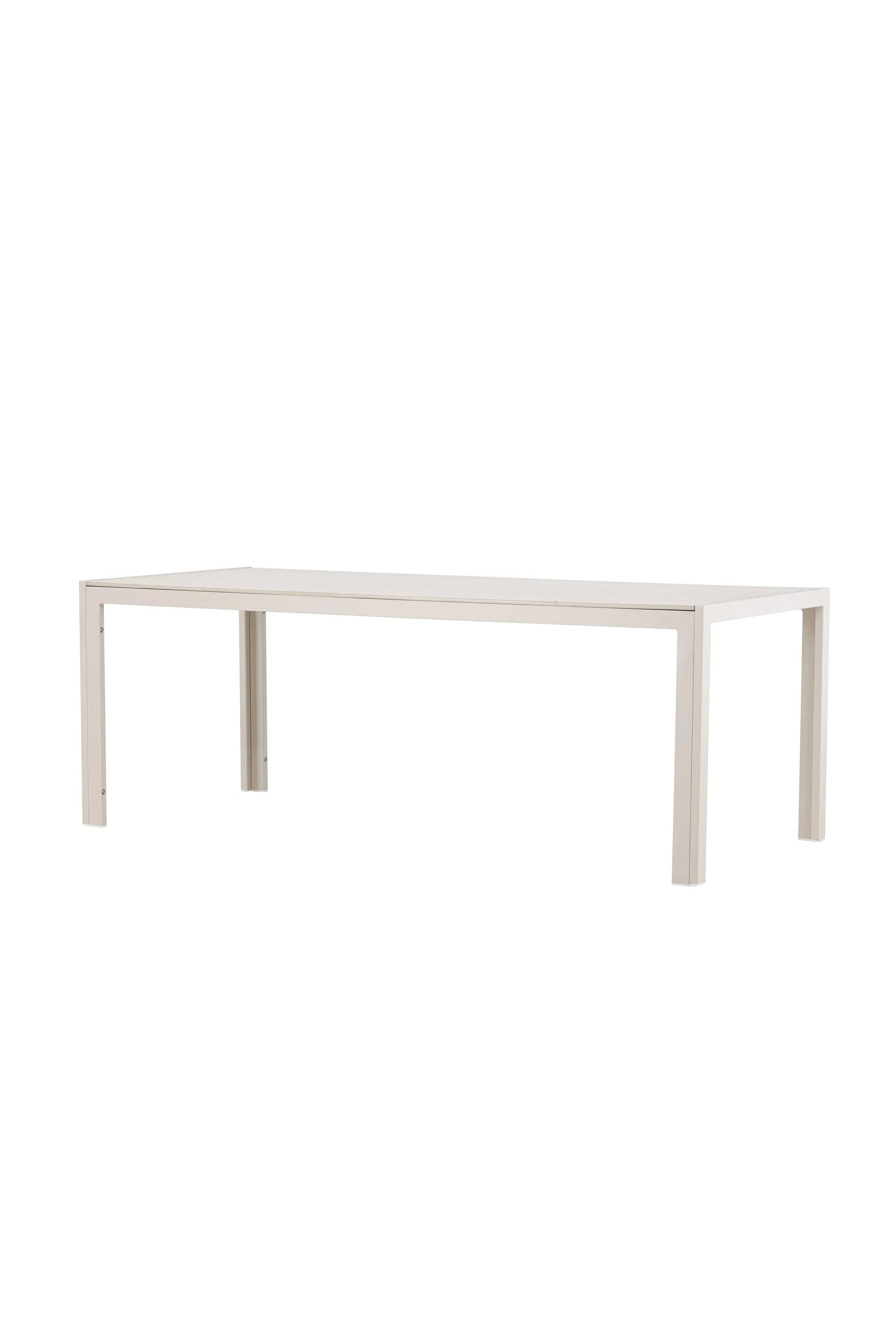 Rechteckiger Esstisch brechen in Beige präsentiert im Onlineshop von KAQTU Design AG. Gartentisch ist von Venture Home