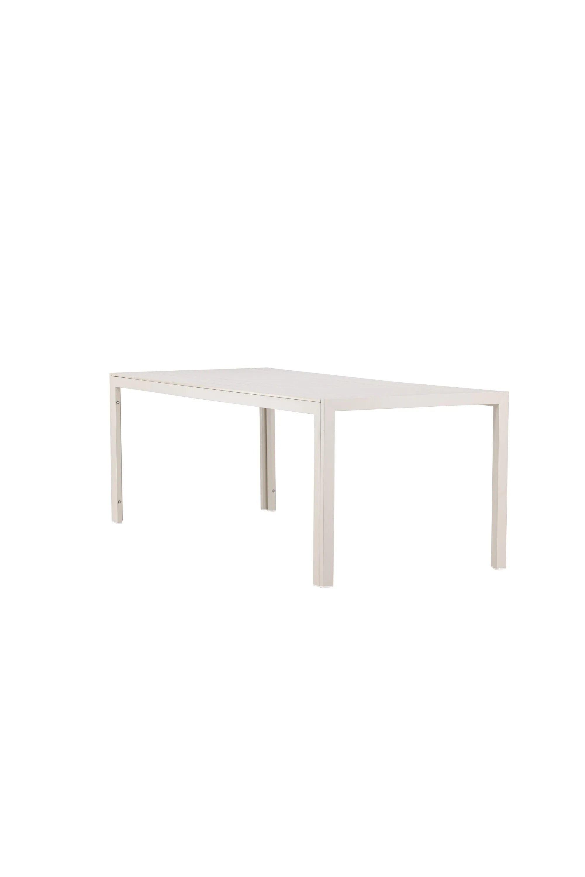 Rechteckiger Esstisch brechen in Beige präsentiert im Onlineshop von KAQTU Design AG. Gartentisch ist von Venture Home