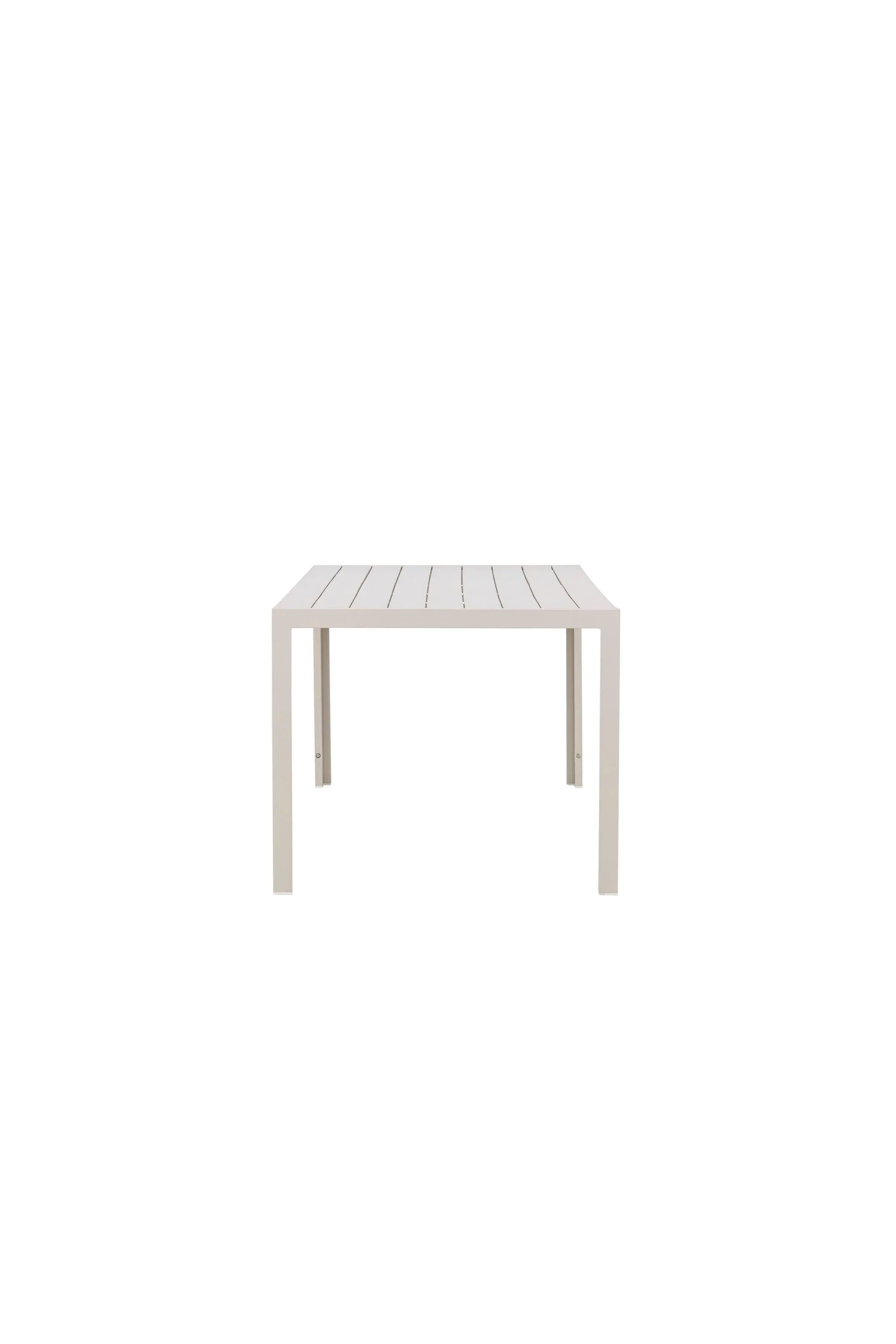 Rechteckiger Esstisch brechen in Beige präsentiert im Onlineshop von KAQTU Design AG. Gartentisch ist von Venture Home