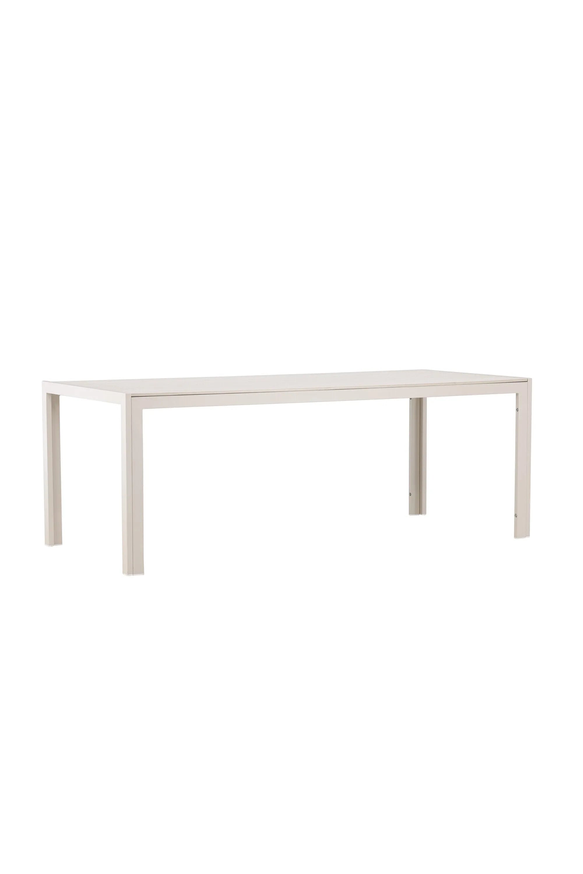 Rechteckiger Esstisch brechen in Beige präsentiert im Onlineshop von KAQTU Design AG. Gartentisch ist von Venture Home