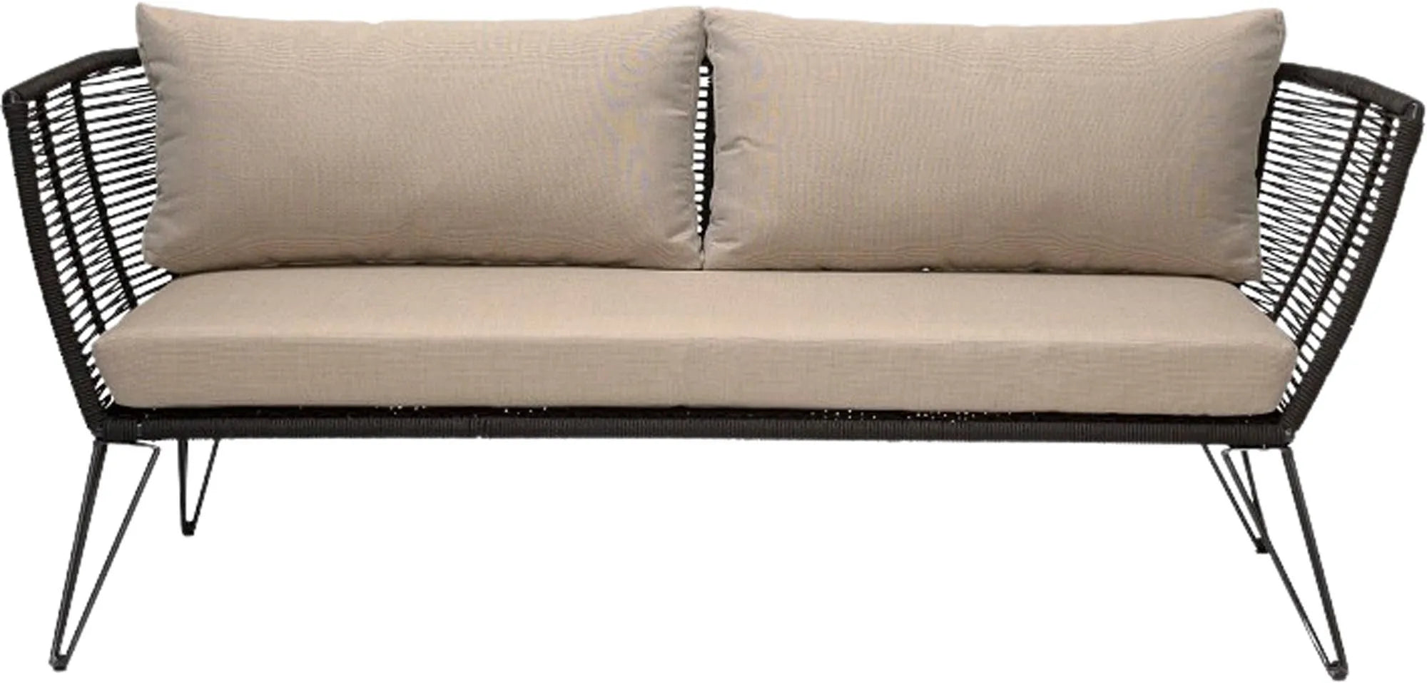 Mundo Sofa, Black, Metal