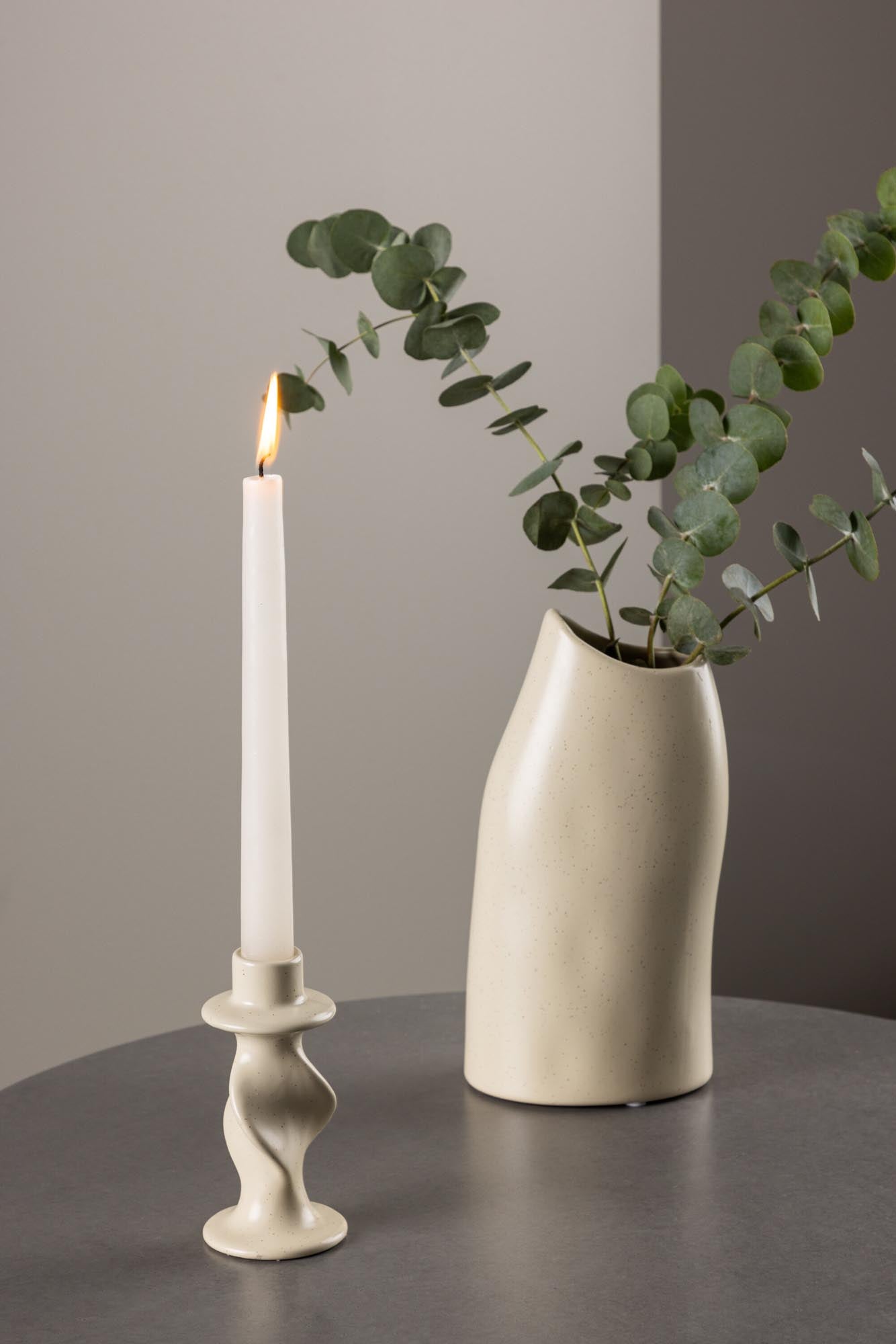 Glory Kerzenständer in Beige präsentiert im Onlineshop von KAQTU Design AG. Kerzenständer ist von Venture Home