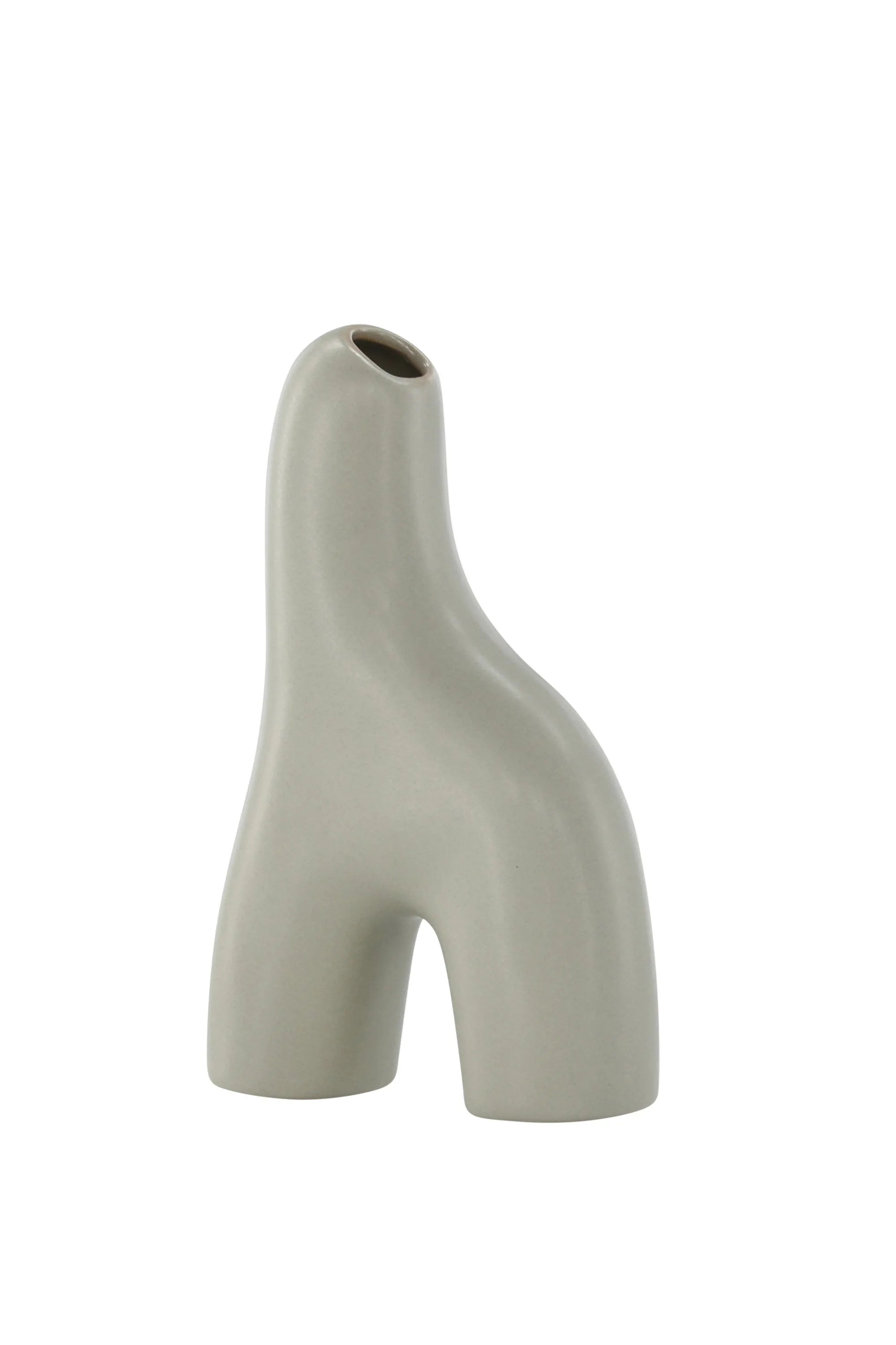 Aya Vase in Schwarz-Weiss präsentiert im Onlineshop von KAQTU Design AG. Vase ist von Venture Home