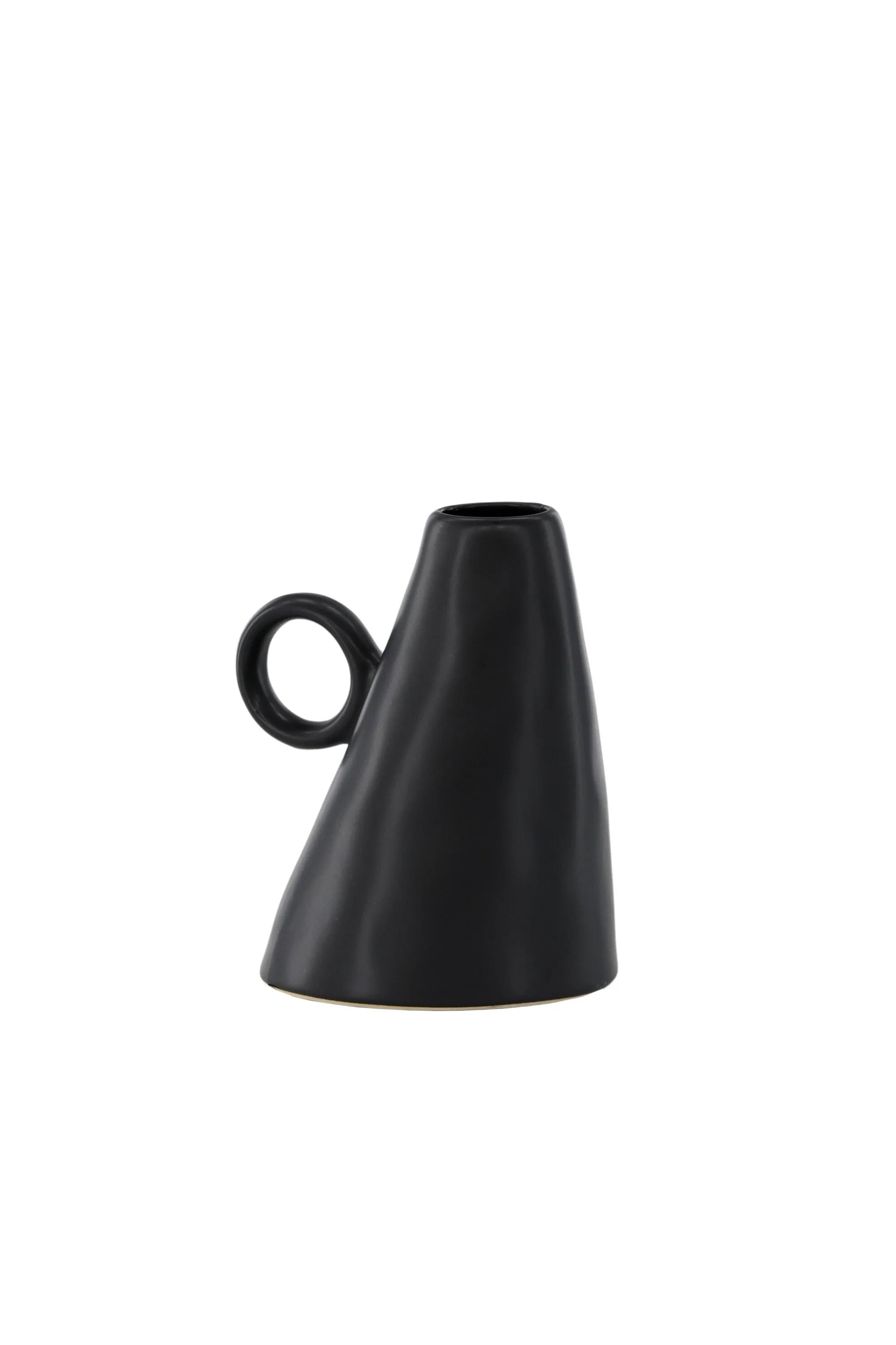 Ovy Vase in Schwarz präsentiert im Onlineshop von KAQTU Design AG. Vase ist von Venture Home