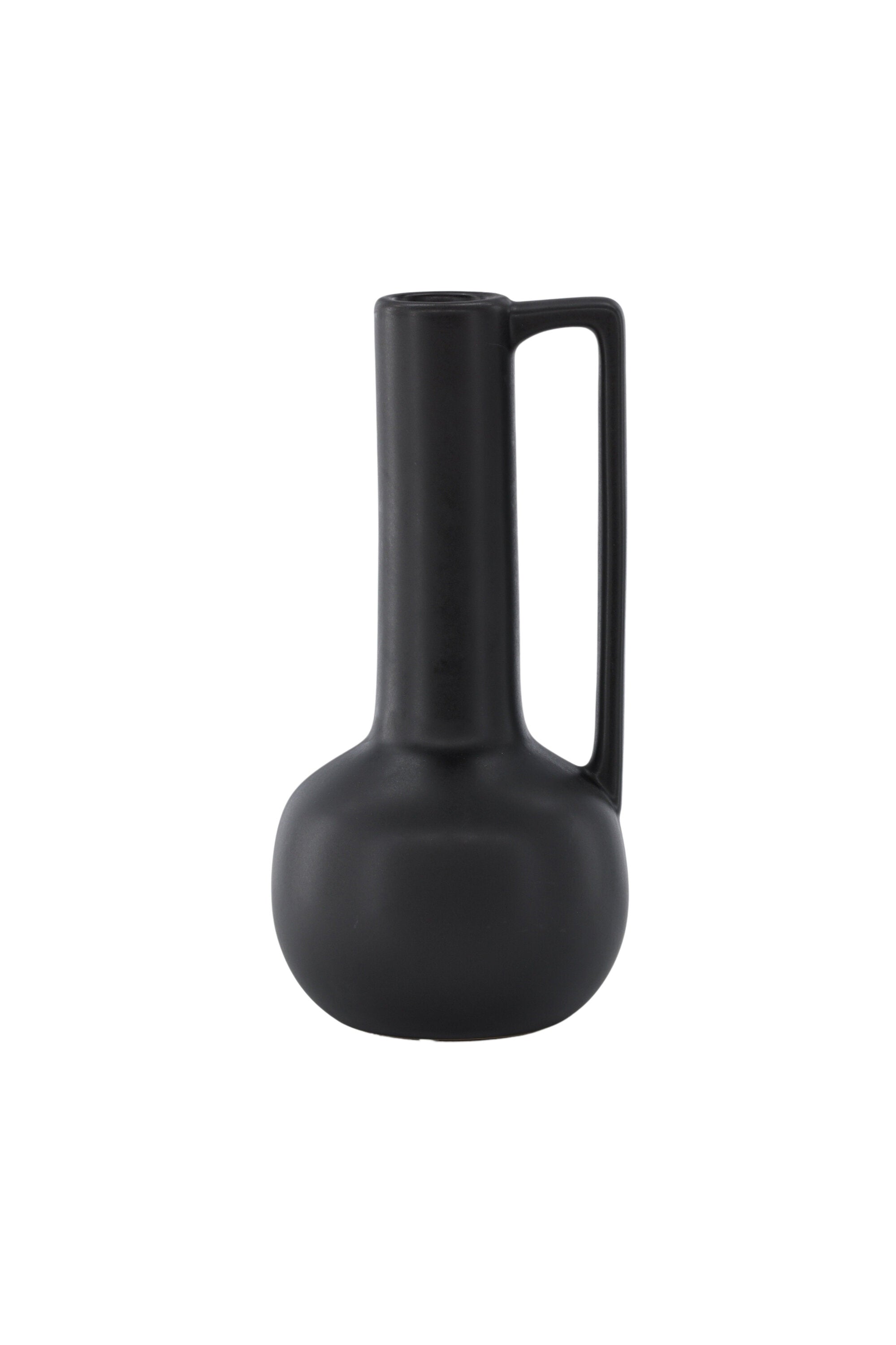 Allis Vase in Schwarz präsentiert im Onlineshop von KAQTU Design AG. Vase ist von Venture Home